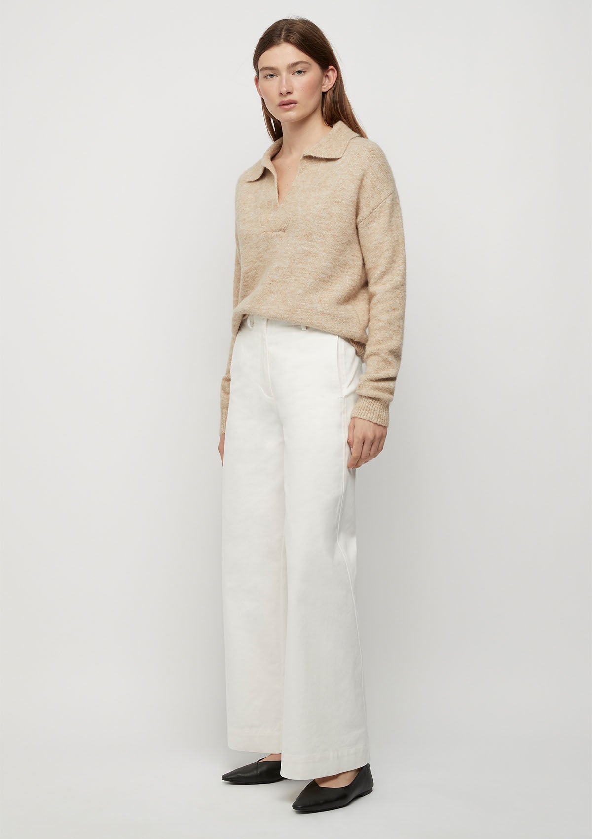 FRIEND of AUDREY Greta Polo Knit Top