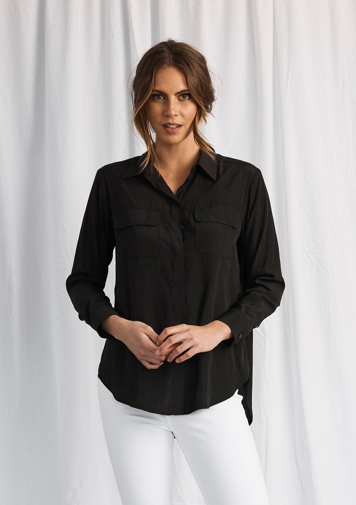 Mela Purdie Macro-Mousseline Soft Pocket Shirt