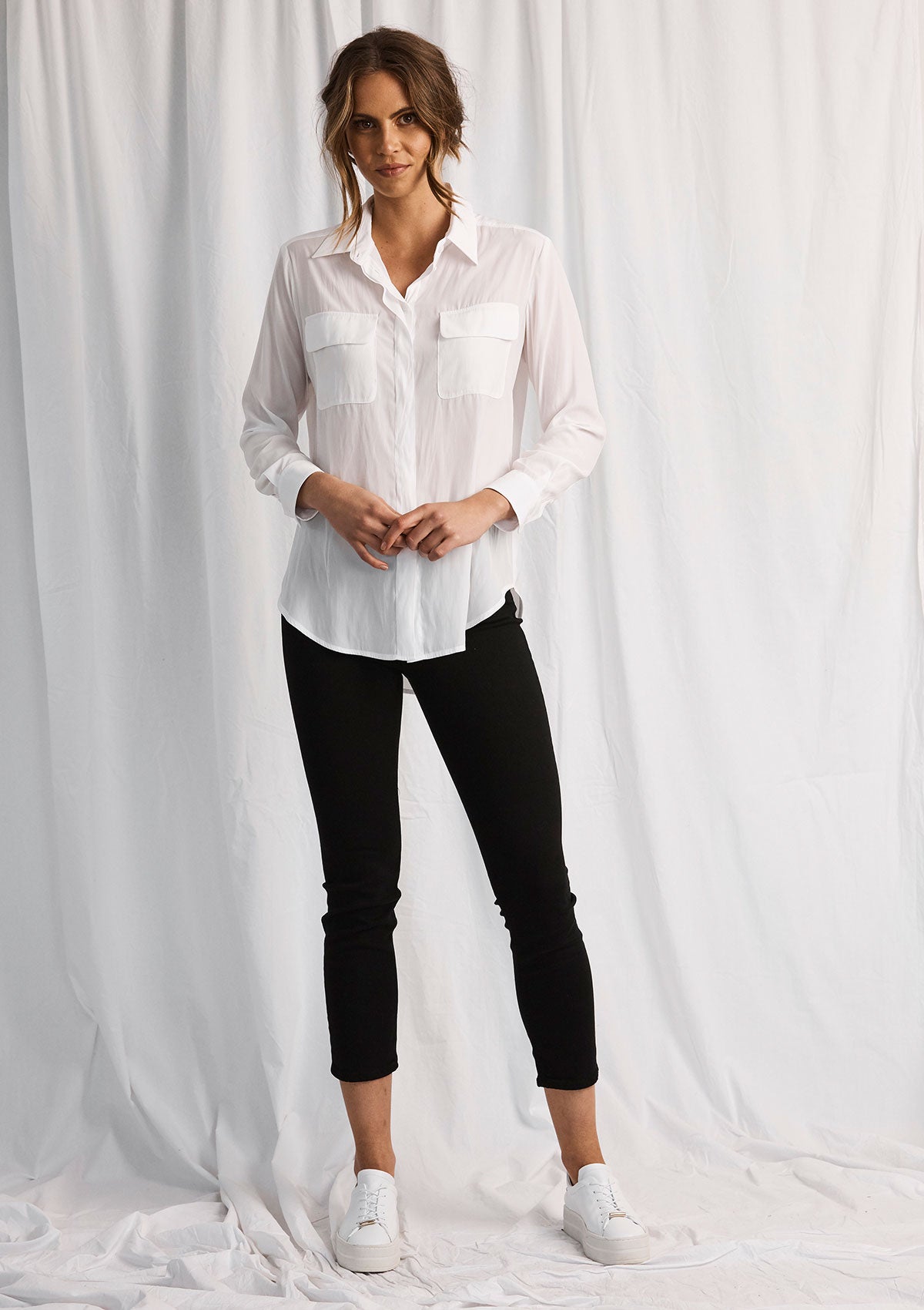 Mela Purdie Macro-Mousseline Soft Pocket Shirt