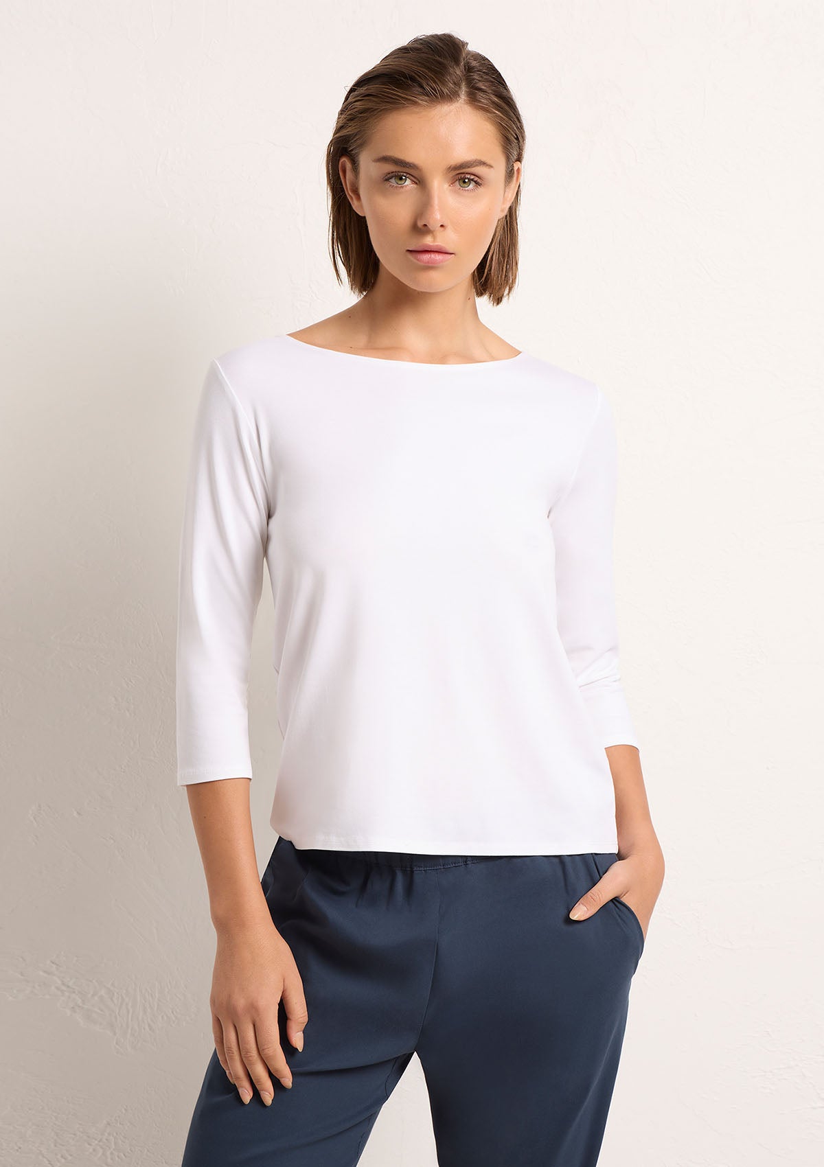 Mela Purdie Matte Jersey Relaxed Boatneck