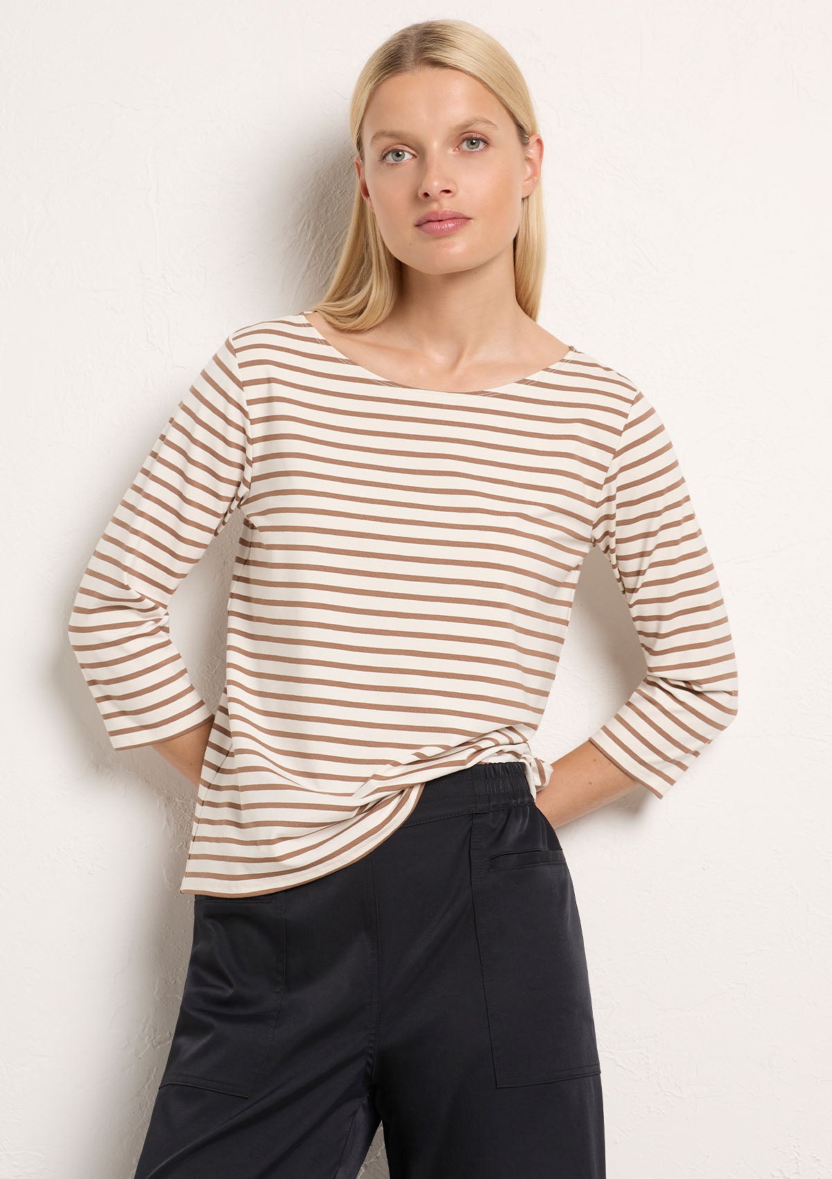 Mela Purdie Boater Stripe Relaxed Boatneck