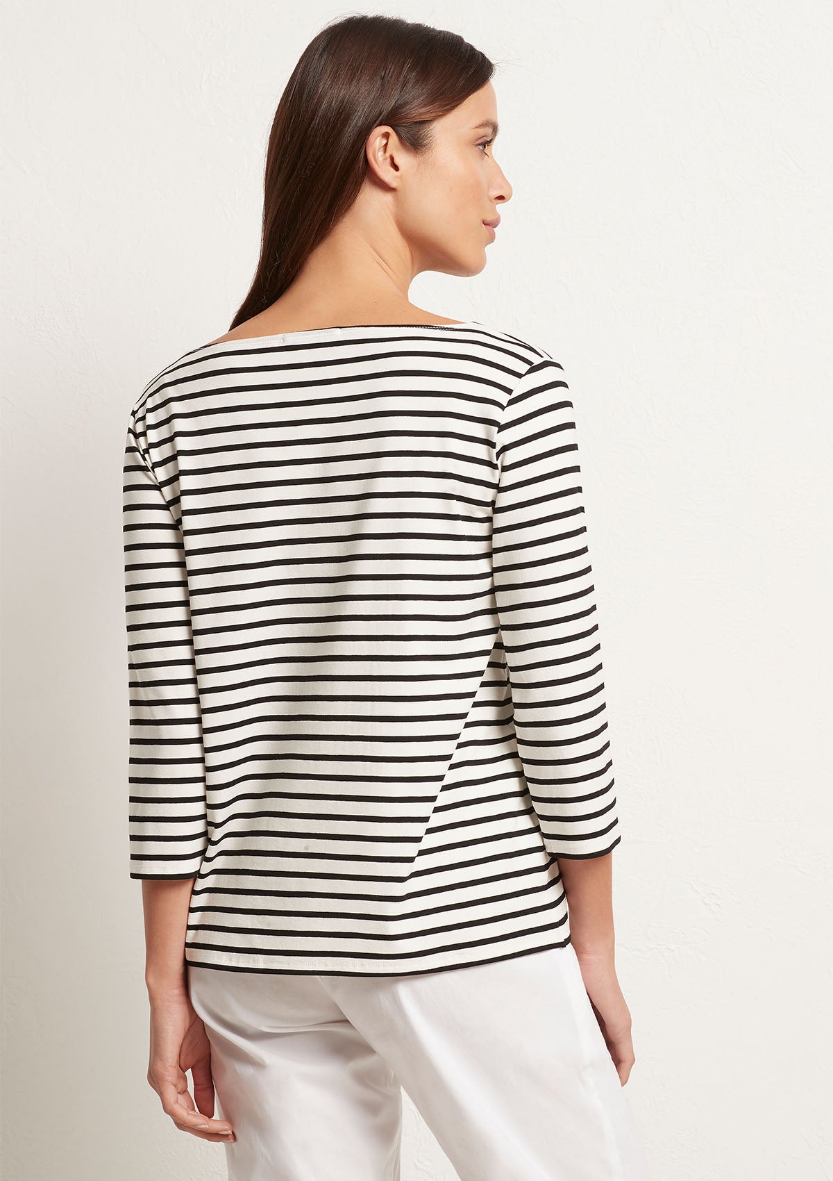 Mela Purdie Boater Stripe Relaxed Boatneck