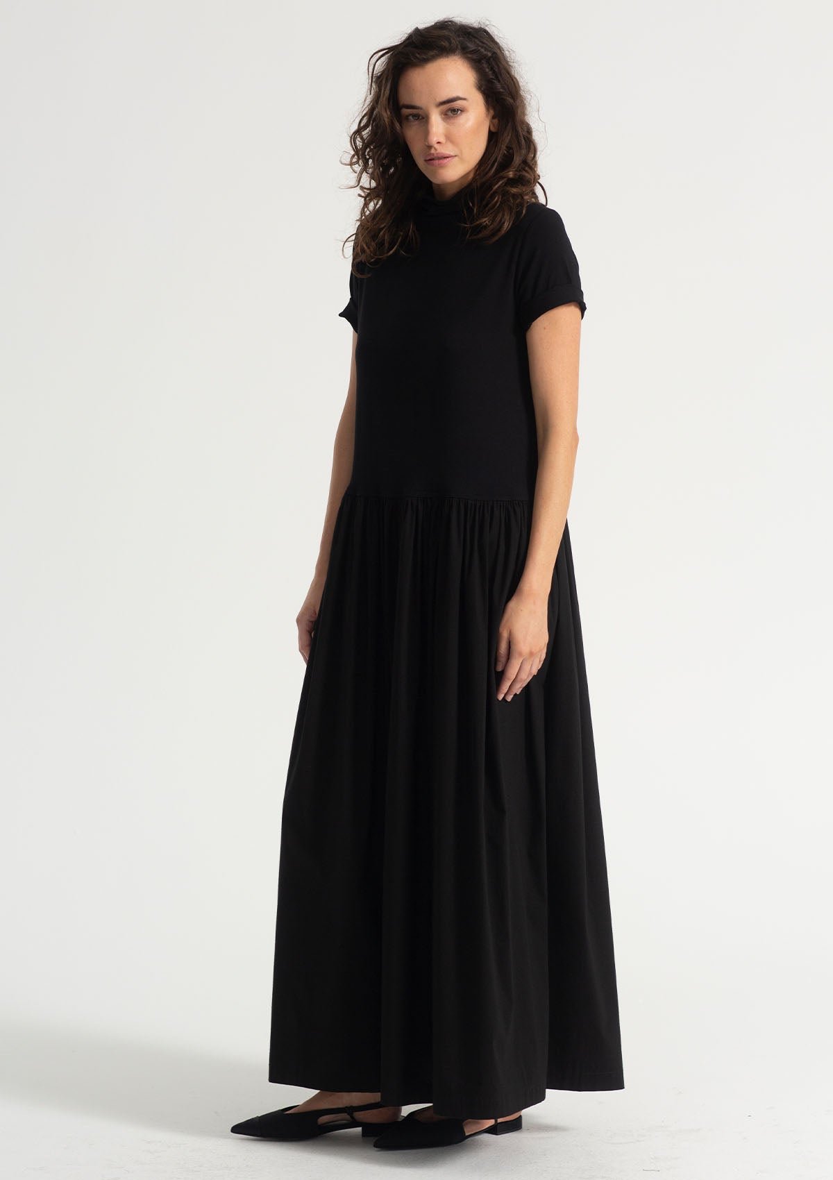 Mela Purdie Interlayers Snood Maxi Dress