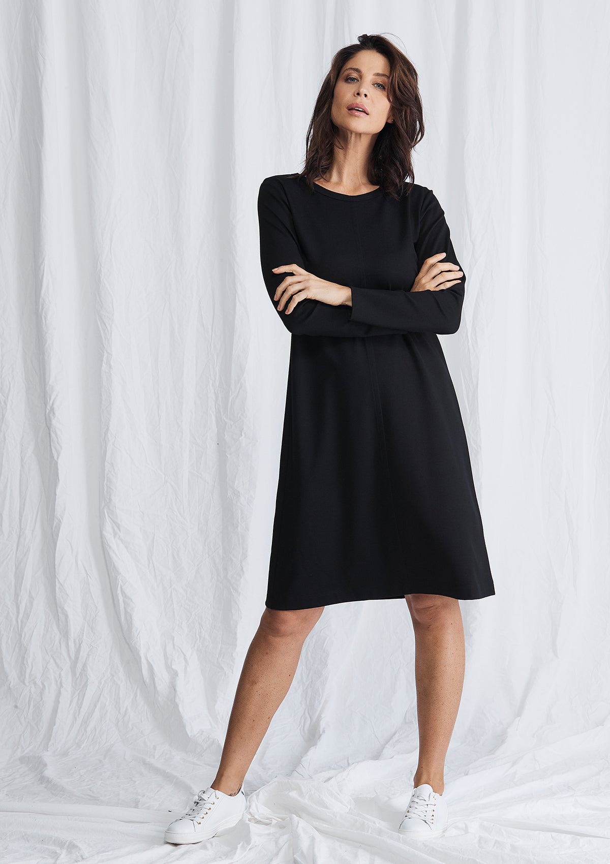 Mela Purdie Compact Knit L.S Quay Dress