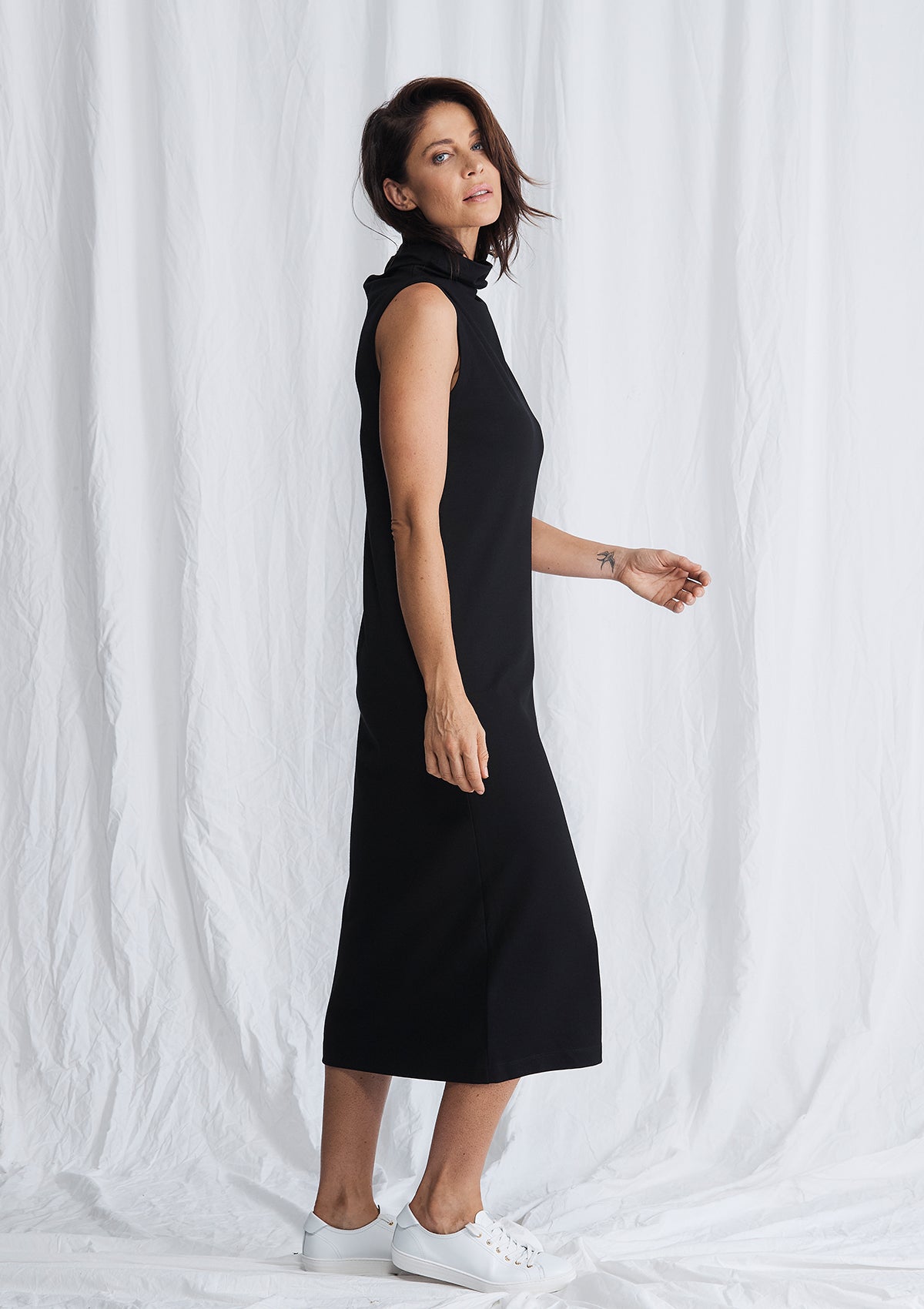 Mela Purdie Compact Knit Funnel Tank Dress