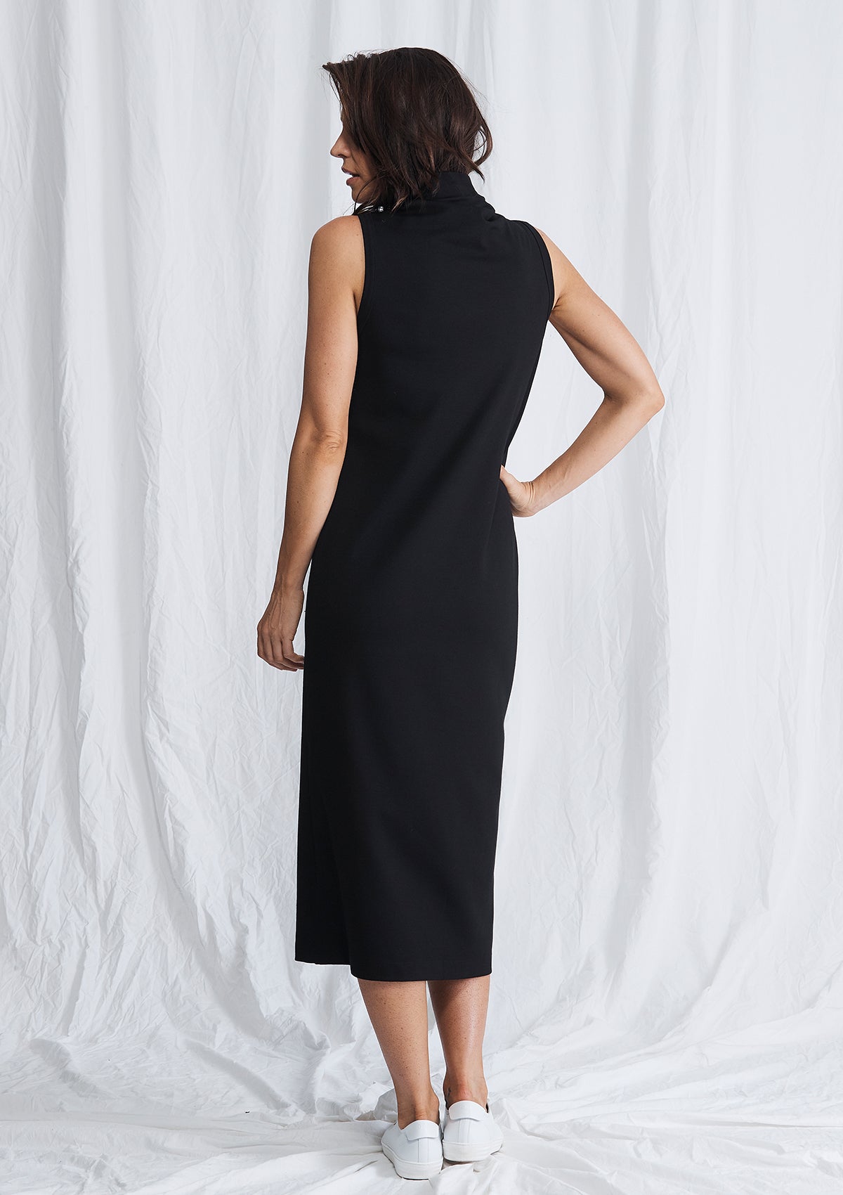 Mela Purdie Compact Knit Funnel Tank Dress