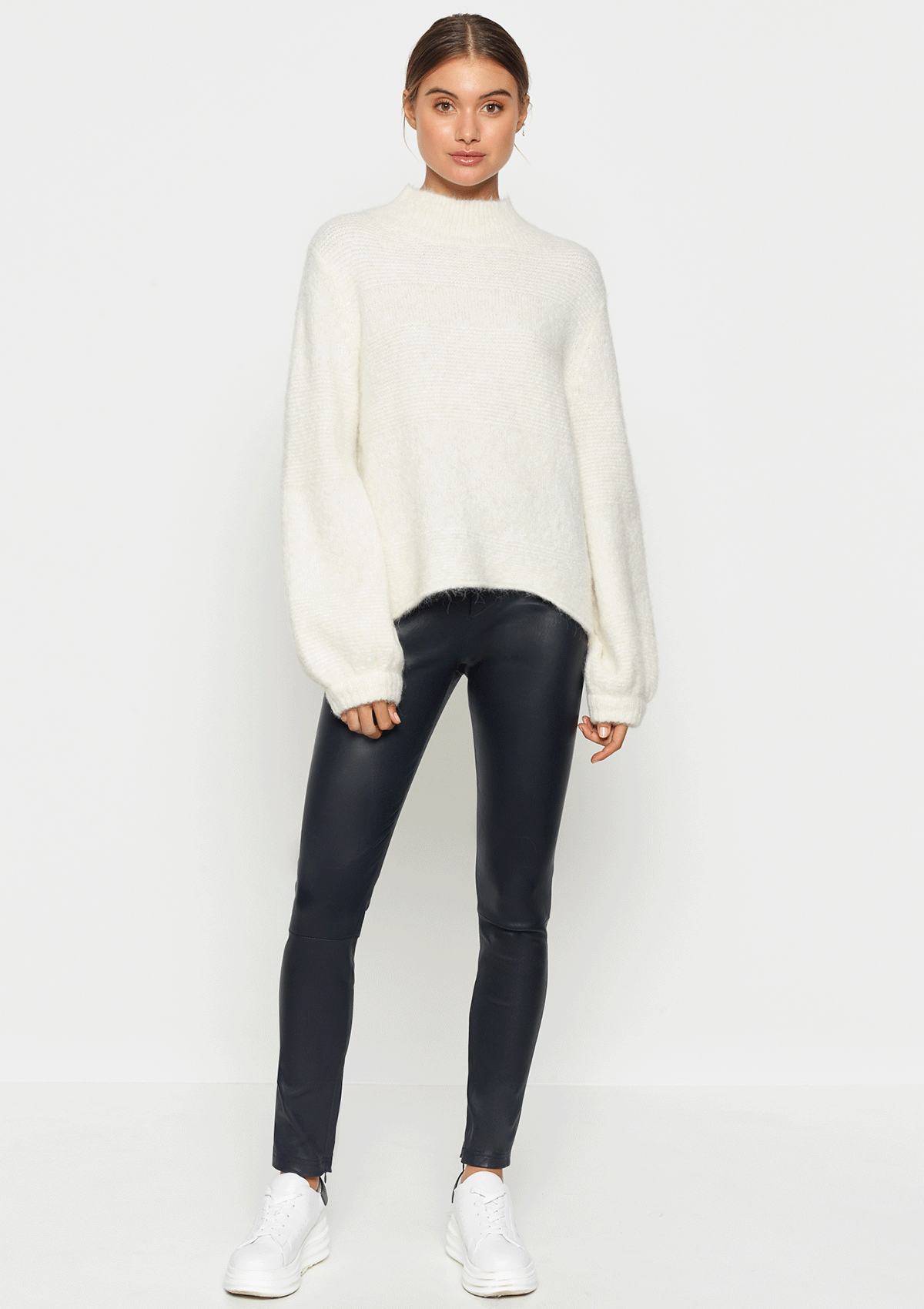 Luxe Deluxe Off Duty Cocoon Sleeve Sweater