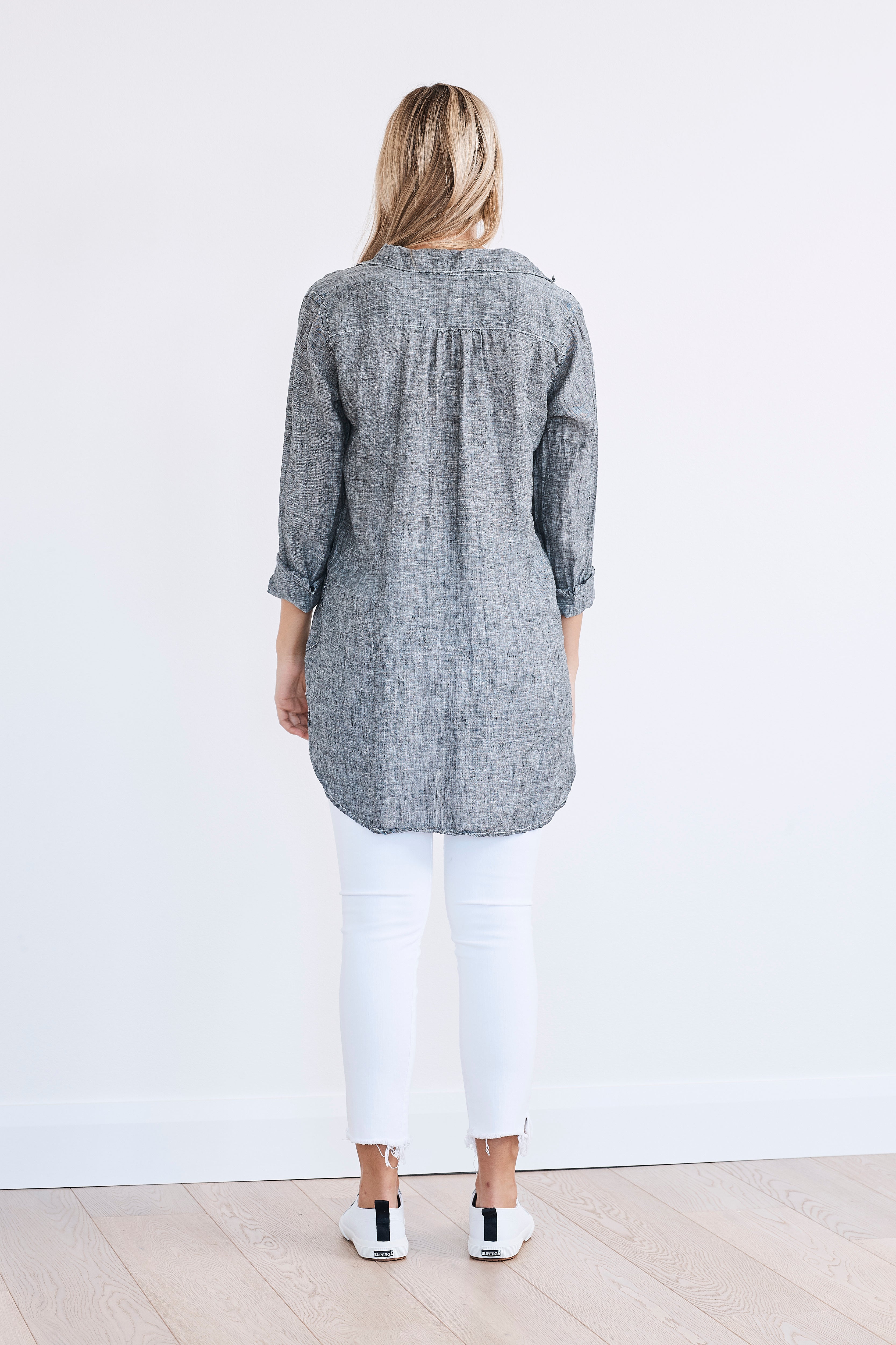 CP Shades Black Wash Teton Oversized Tunic