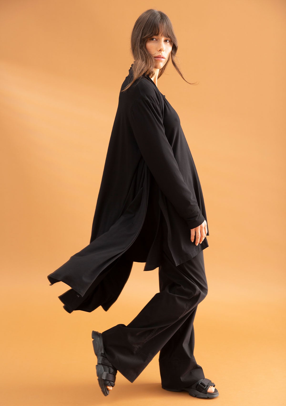 Mela Purdie Matte Jersey Maxi Coat