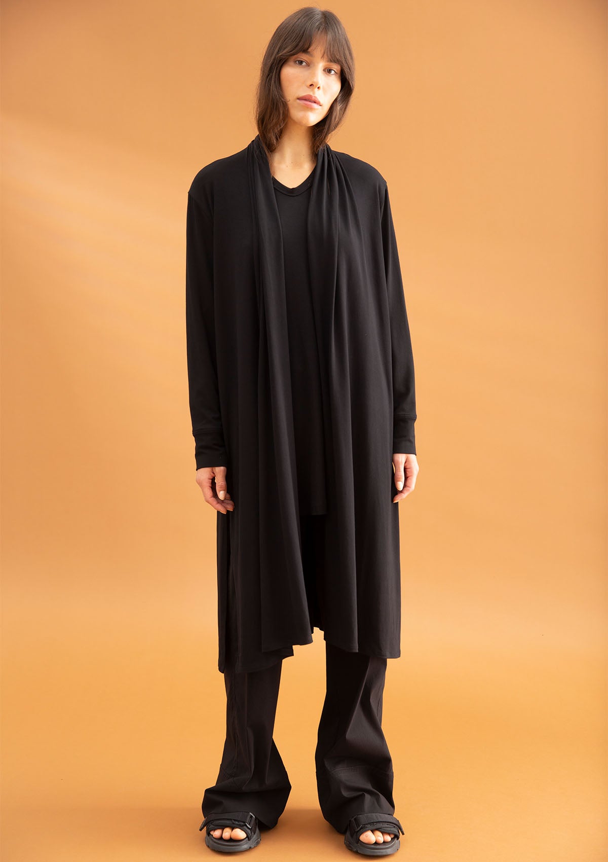 Mela Purdie Matte Jersey Maxi Coat