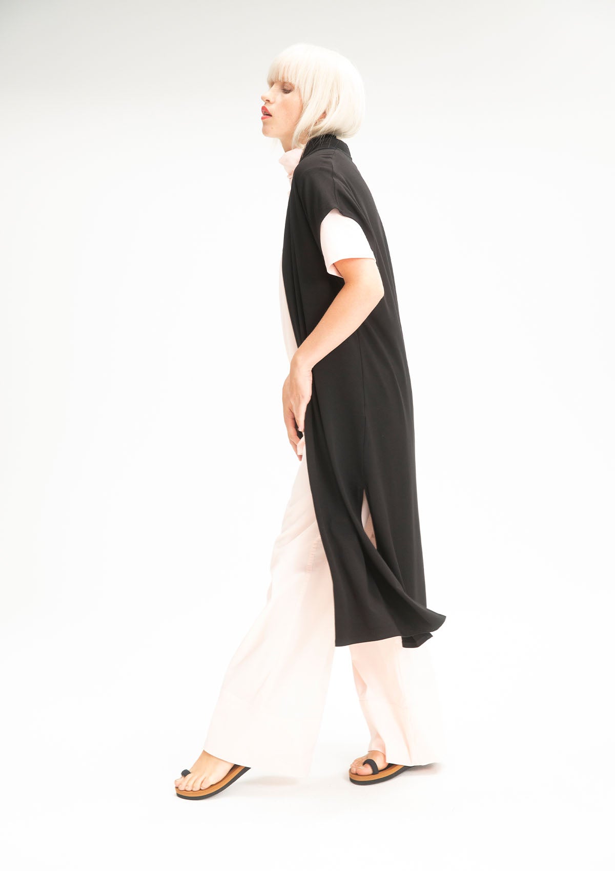 Mela Purdie Matte Jersey Maxi Vest