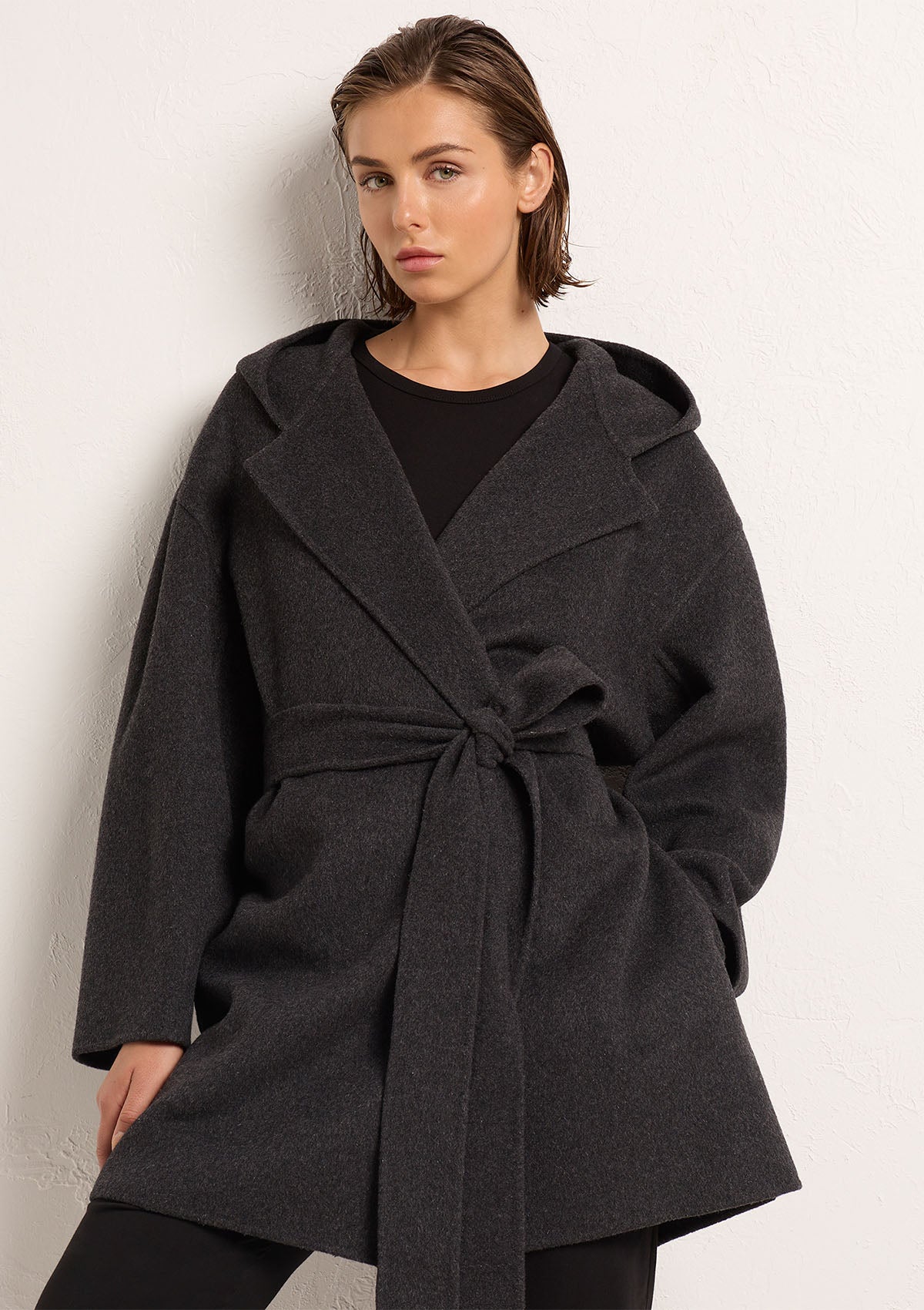 Mela Purdie Cashmere Felt Eskimo Coat