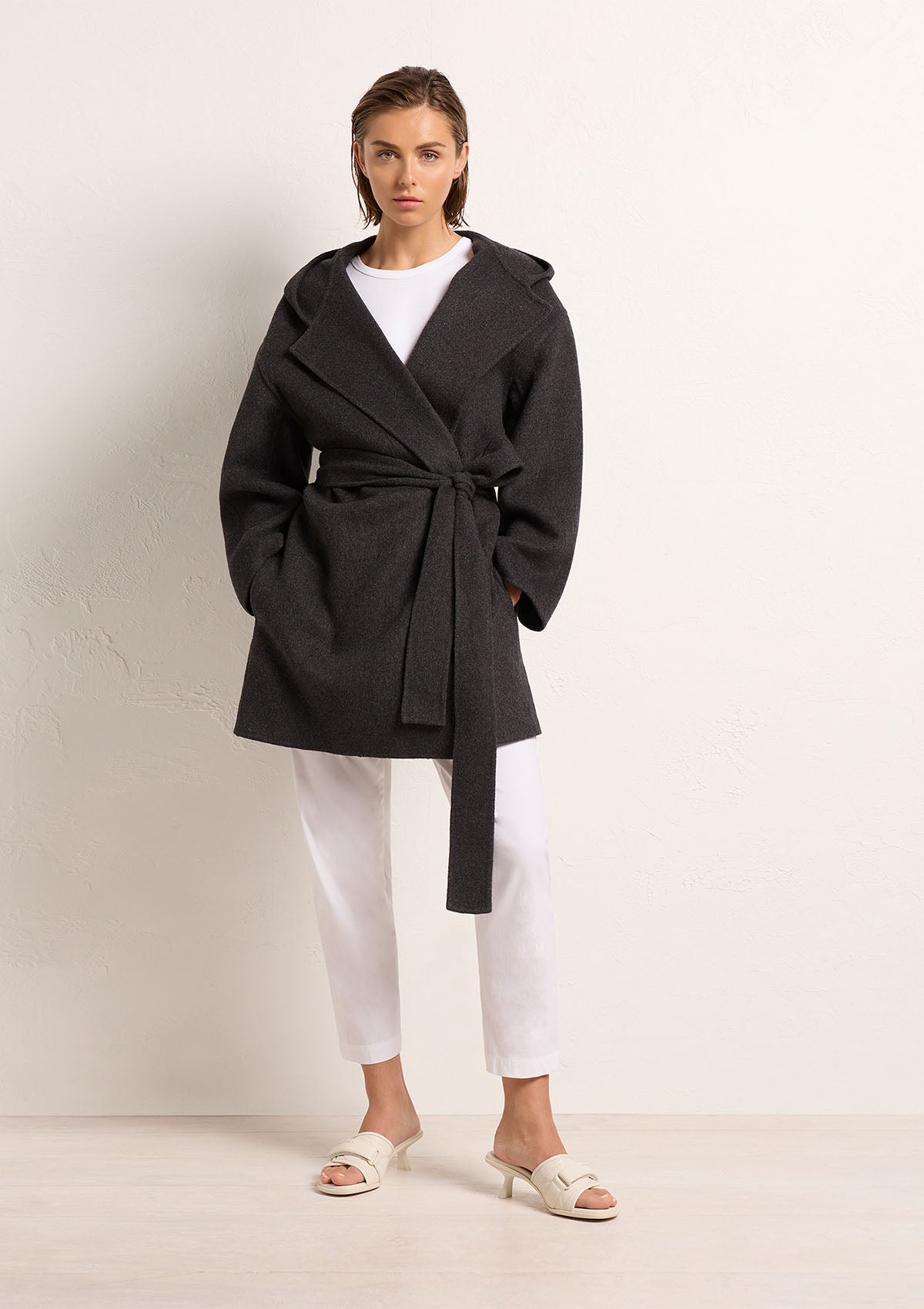 Mela Purdie Cashmere Felt Eskimo Coat