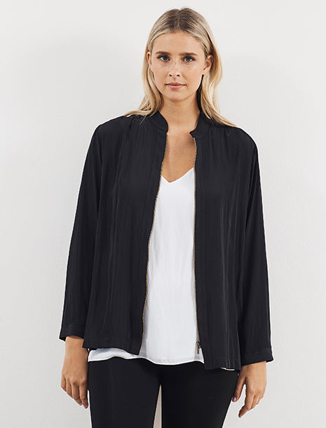 Mela Purdie MachÌ©Ã¨ Zip Bomber Jacket