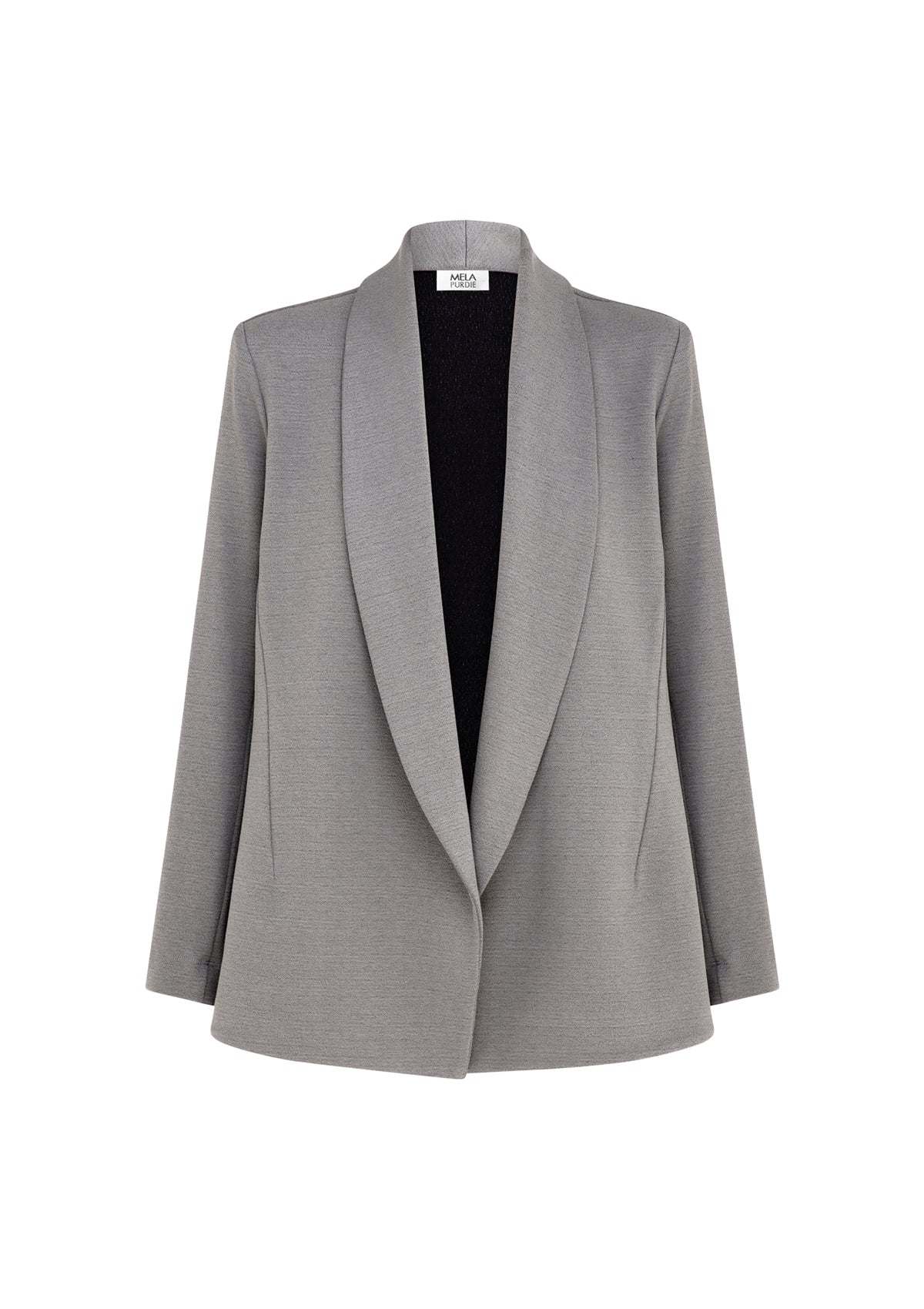 Mela Purdie Crepe Double Knit Curve Blazer