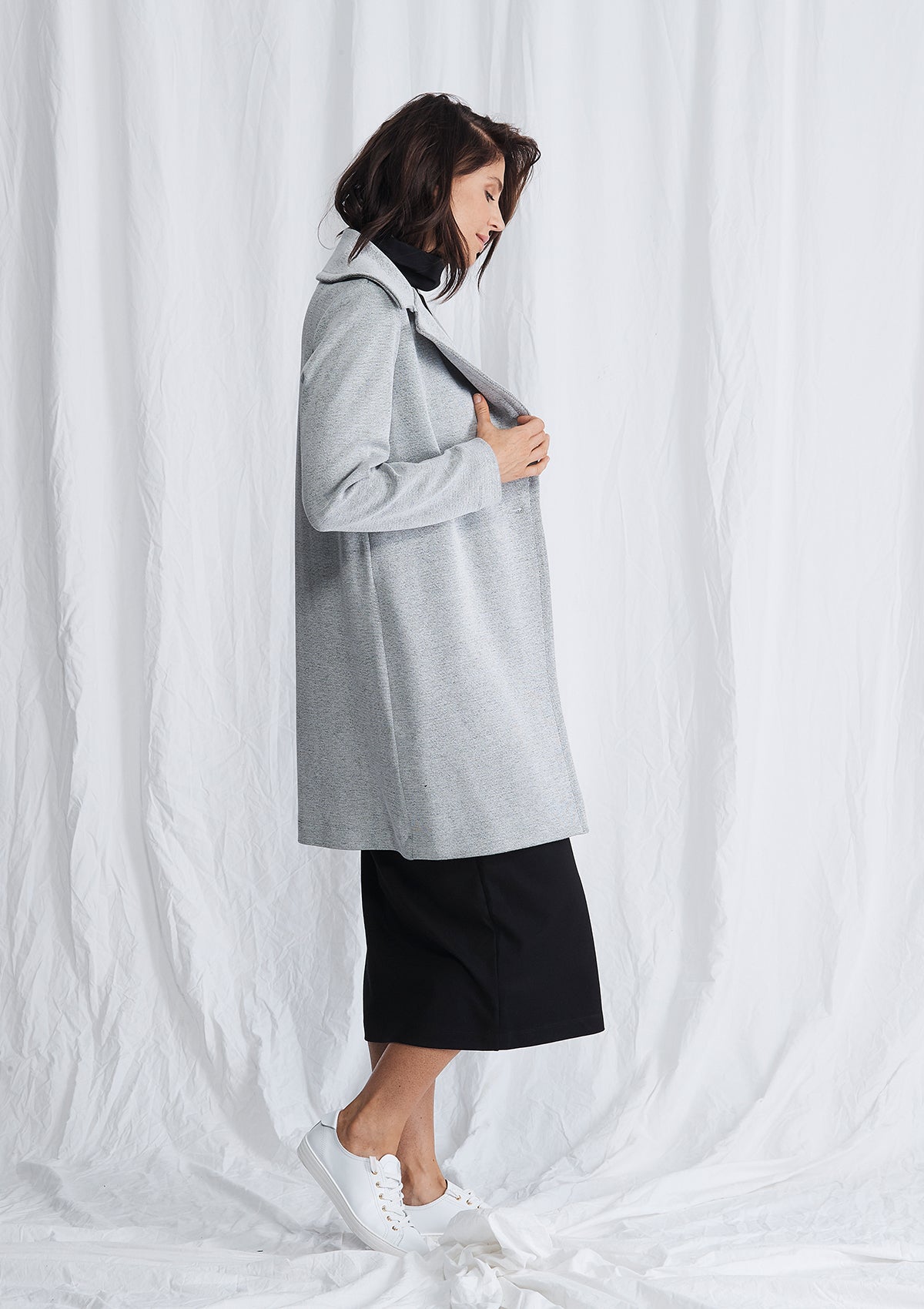 Mela Purdie Oxford Knit Chapel Coat