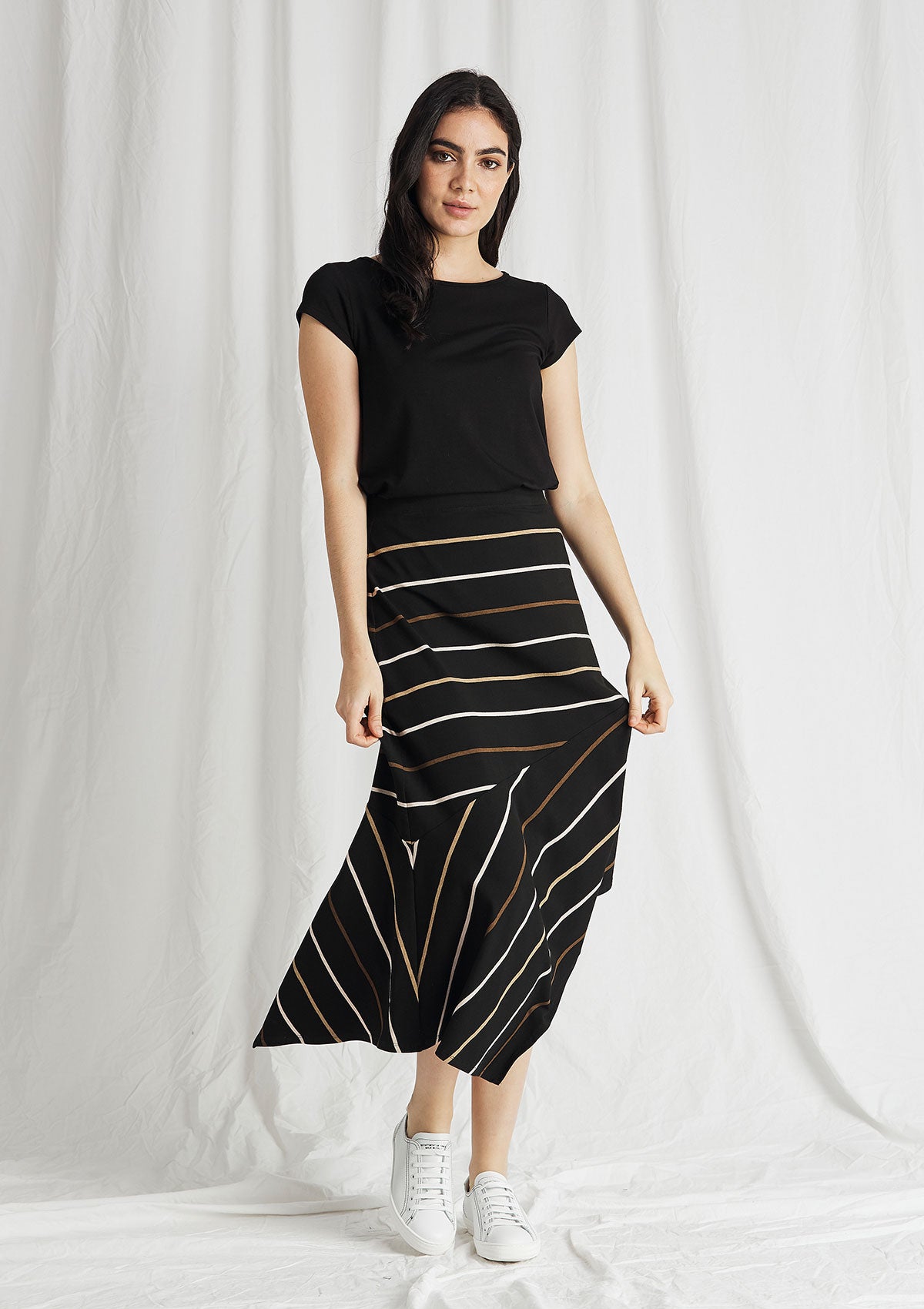 Mela Purdie Dune Stripe Madina Skirt