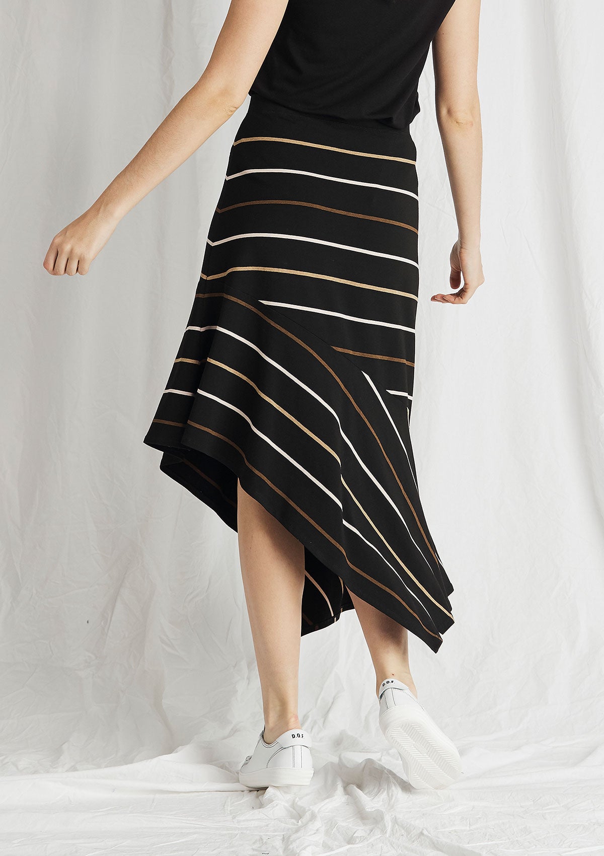 Mela Purdie Dune Stripe Madina Skirt