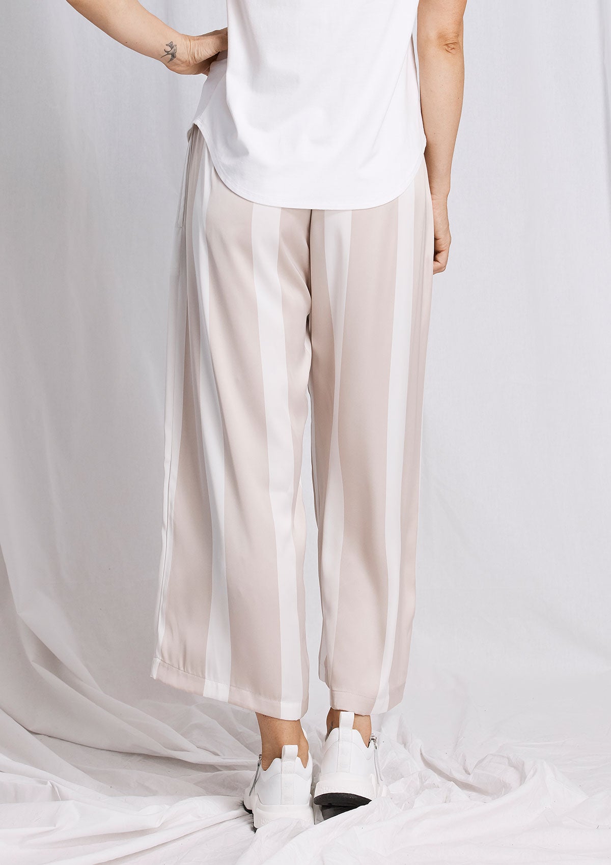 Mela Purdie Domino Stripe Satin Explorer Pant