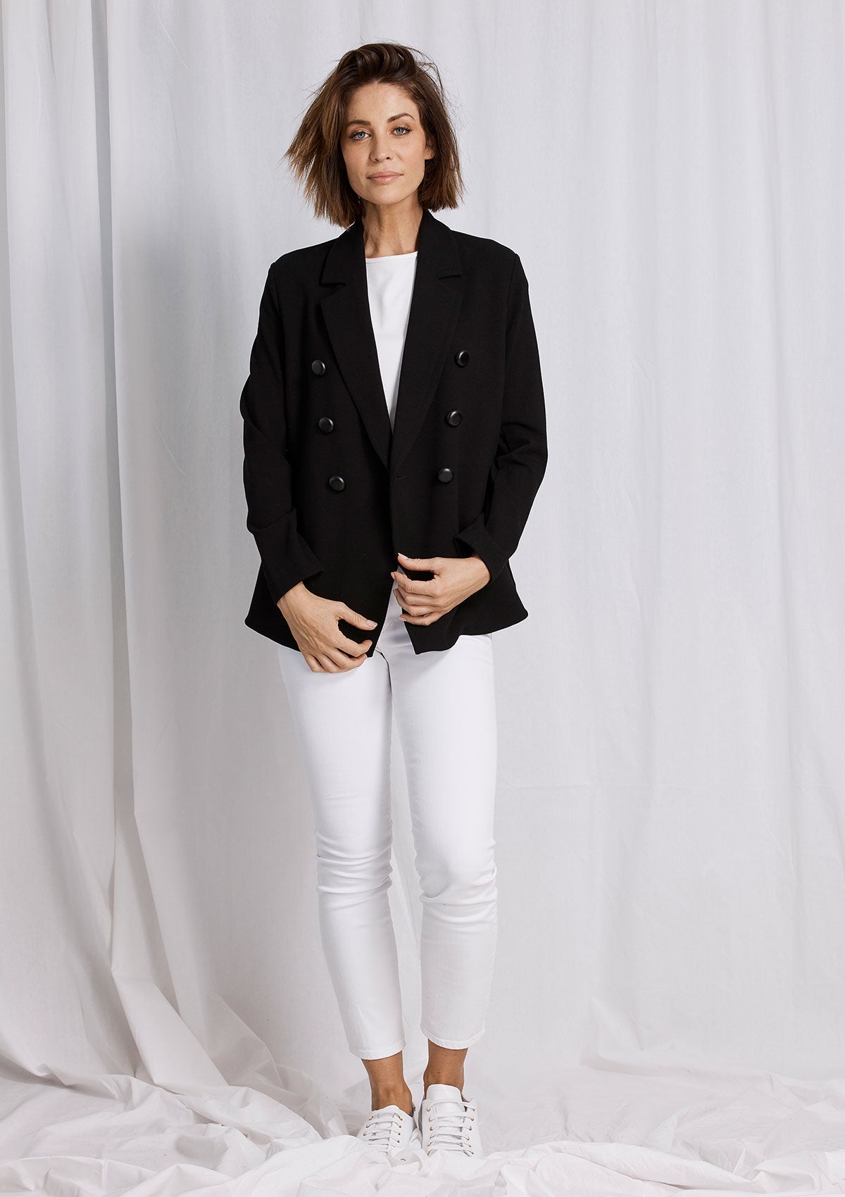 Mela Purdie Double Knit Crepe D.B Blazer