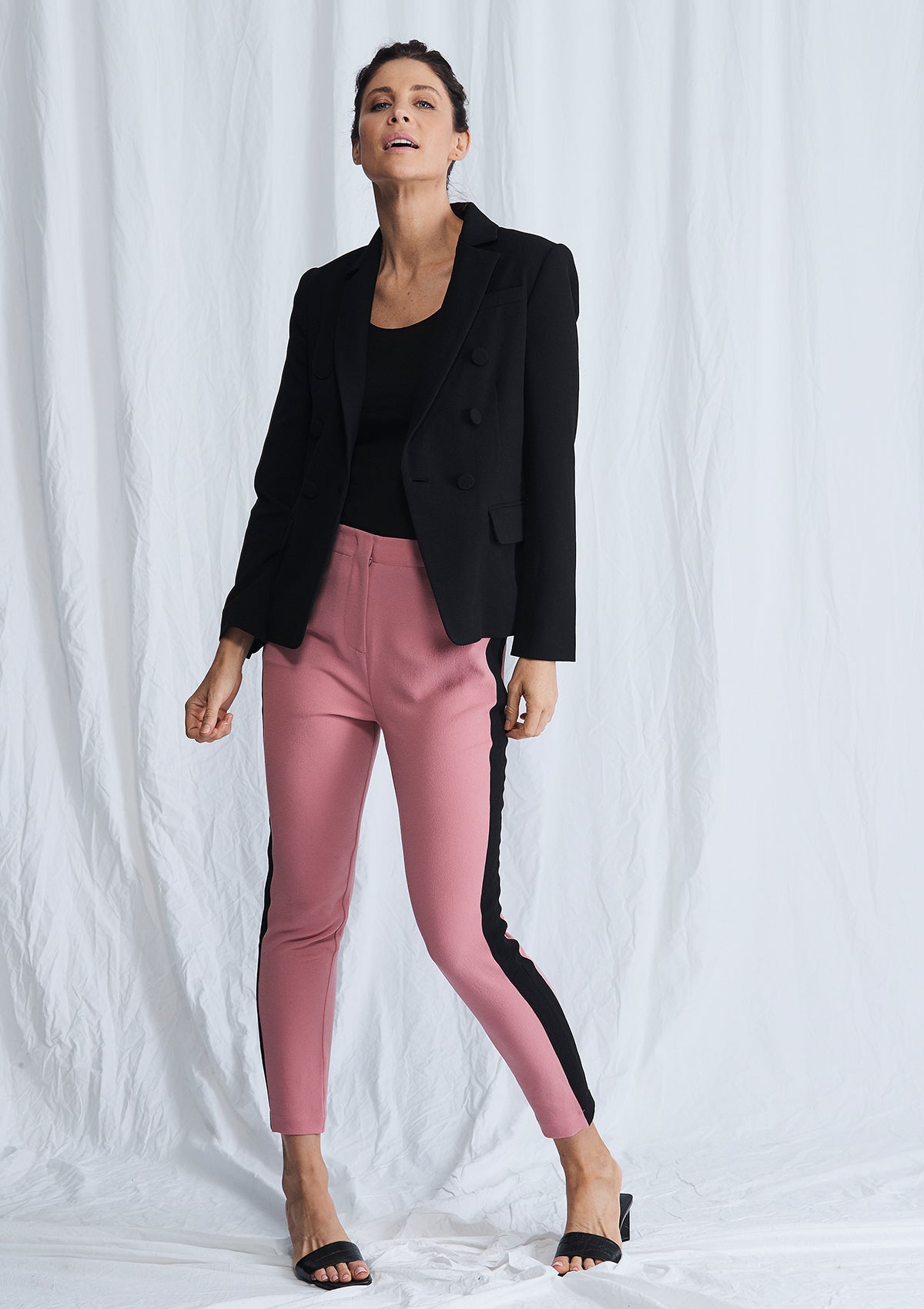 Luxe Deluxe Borderline Structured Blazer