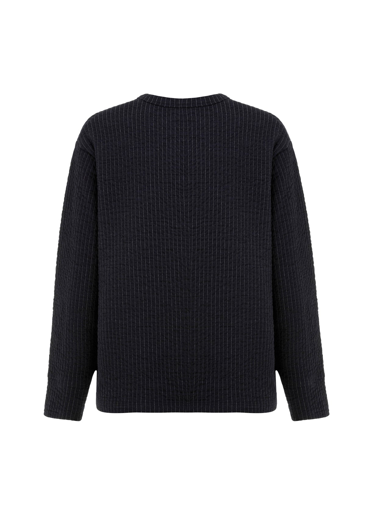 Mela Purdie Vertical Knit Crew Sweater