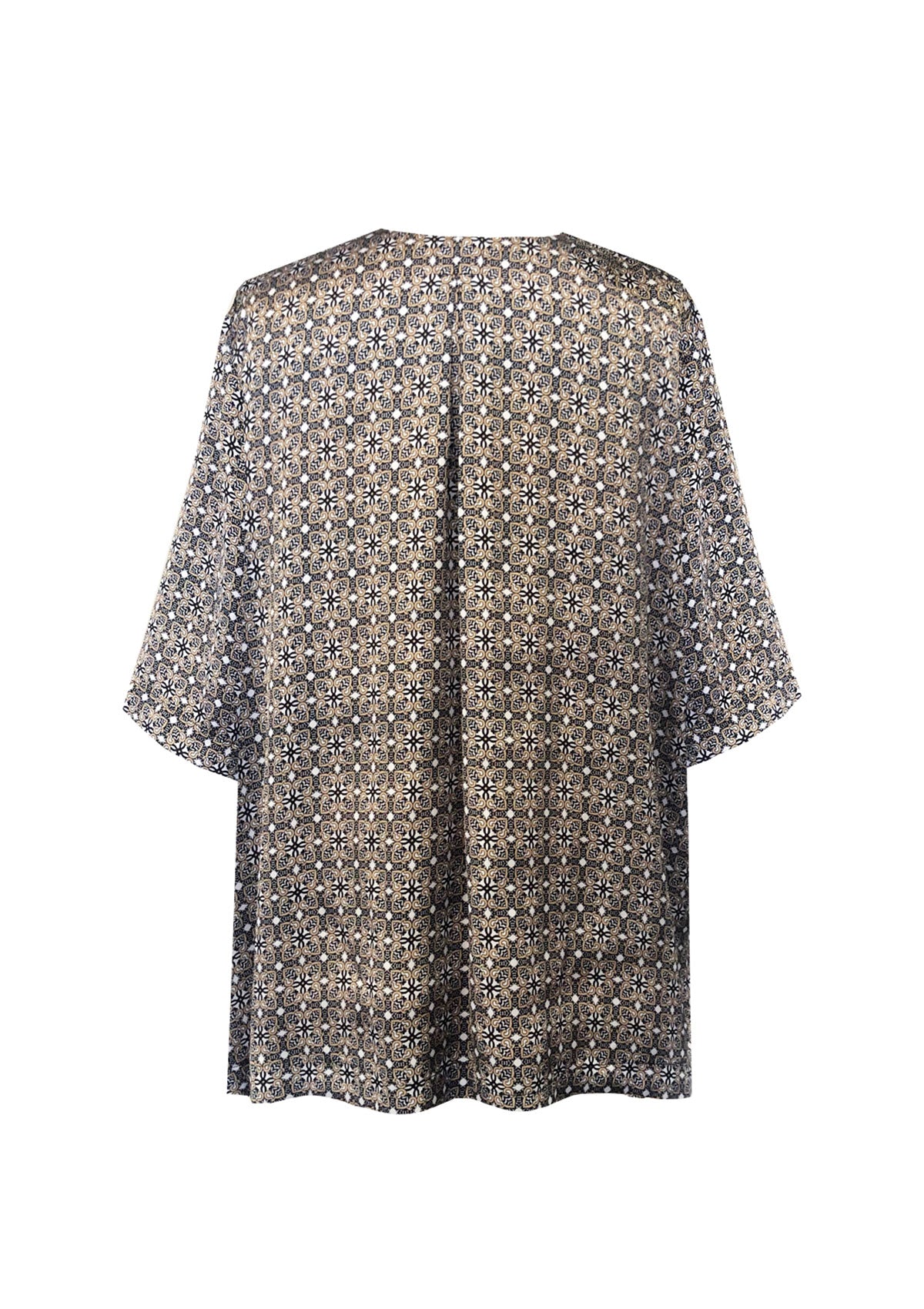 Mela Purdie Lattice Chiffon Satin Parquet Top