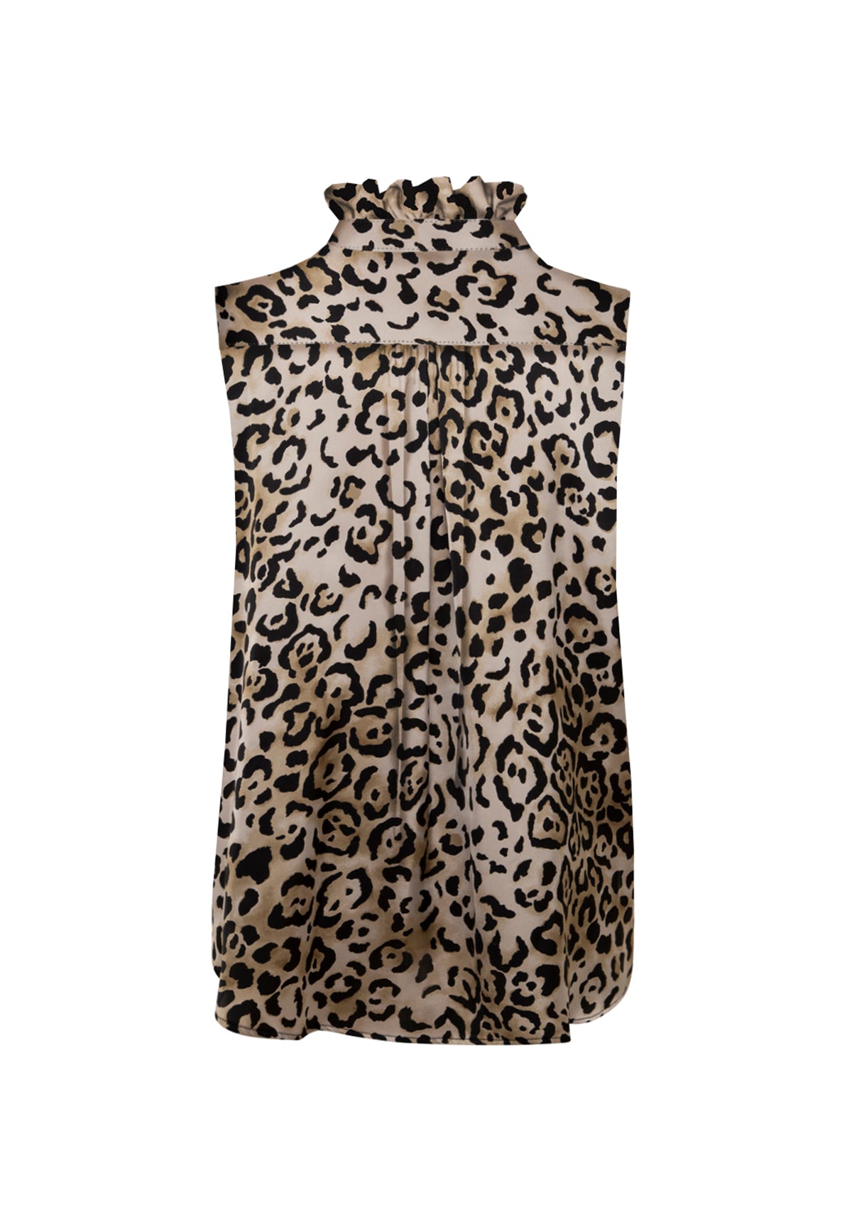 Mela Purdie Feline Print Satin Valentine Tank