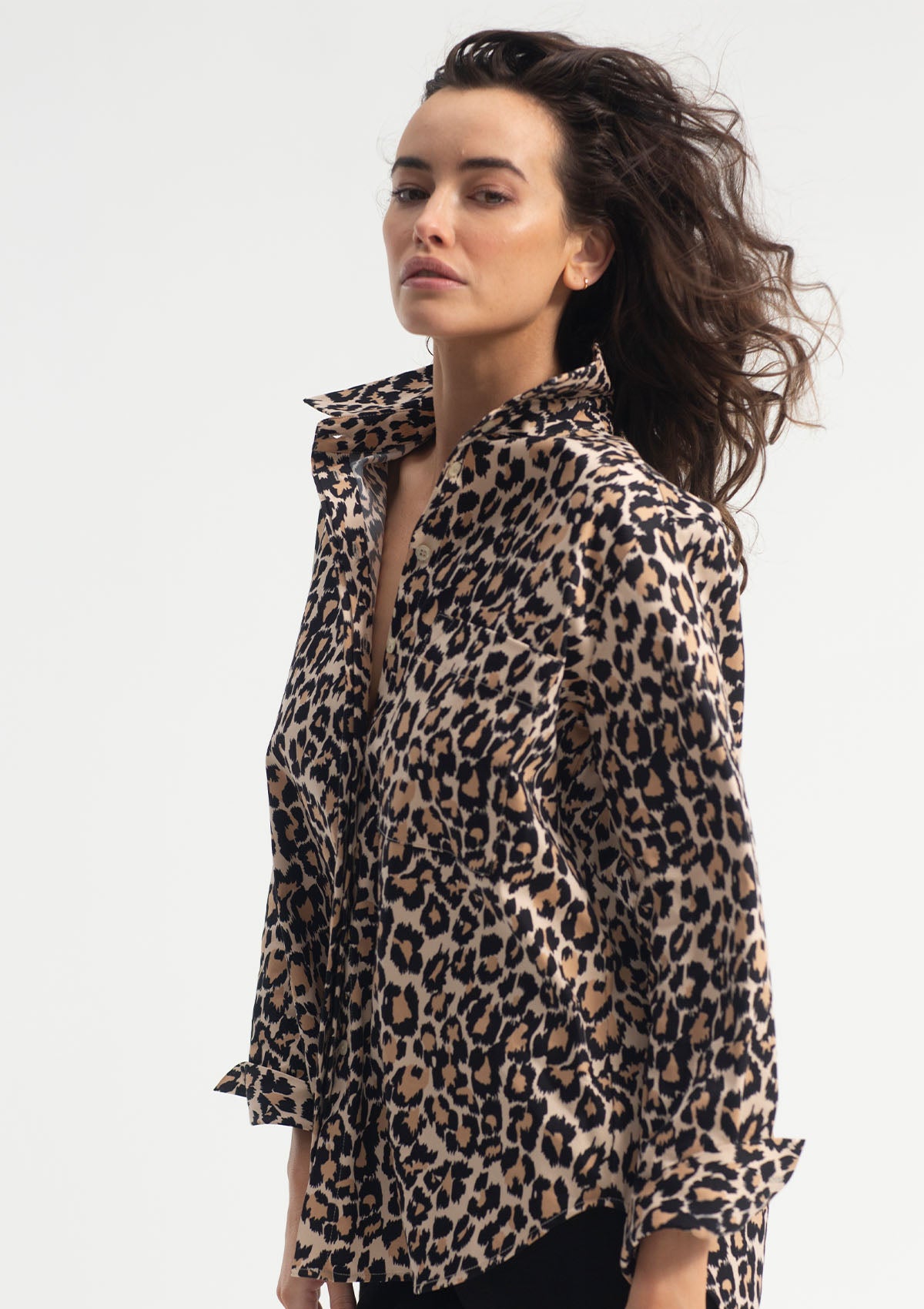 Mela Purdie Animal Spot Popilene Single Pocket Shirt