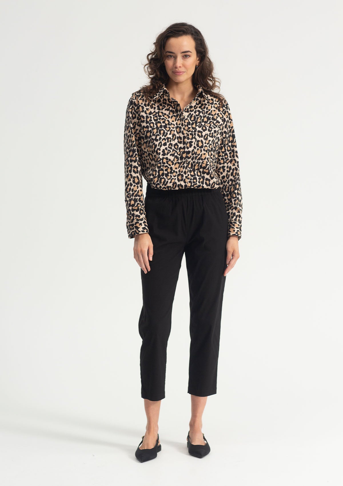 Mela Purdie Animal Spot Popilene Single Pocket Shirt