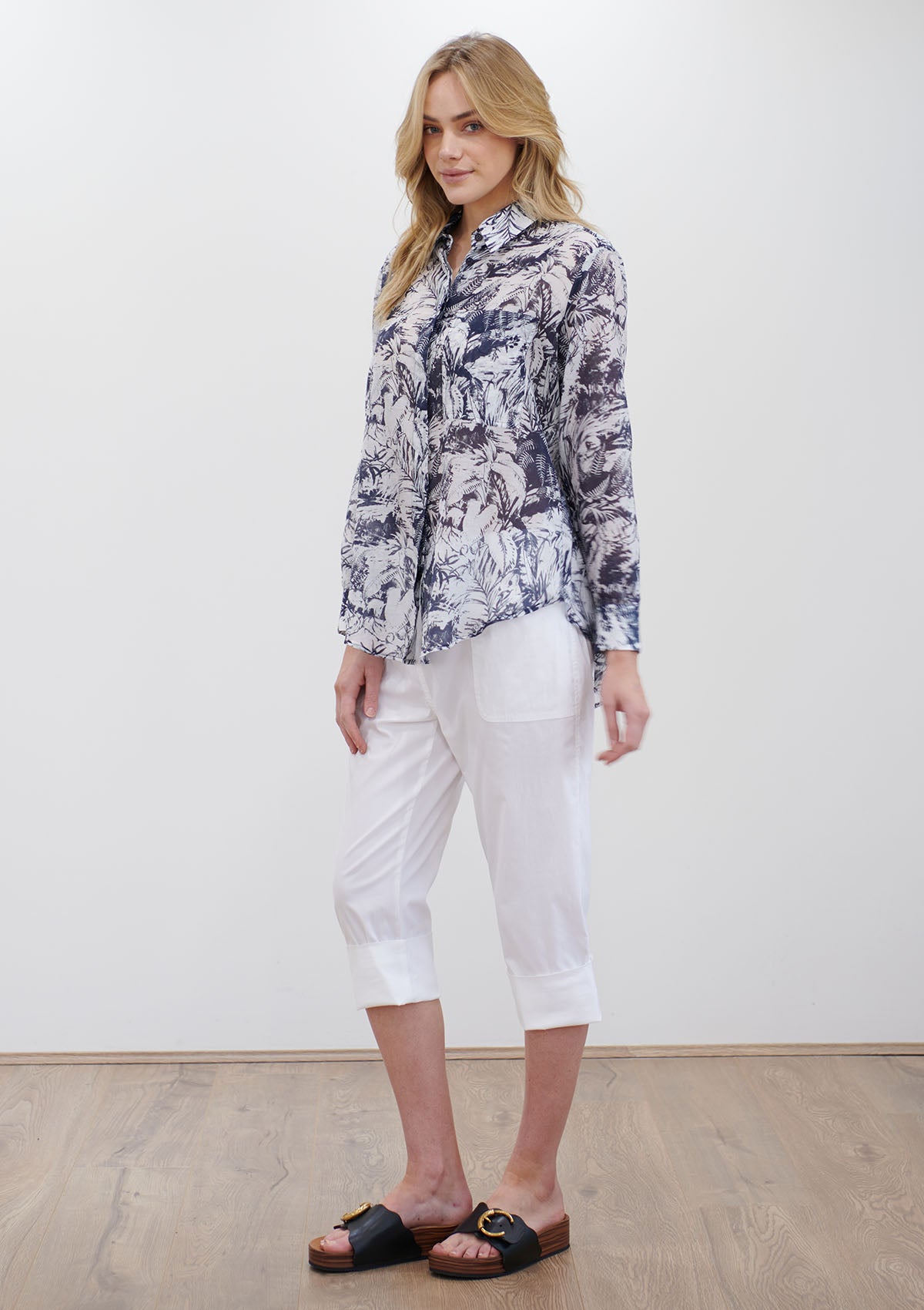 Mela Purdie Botanica Silk Single Pocket Shirt