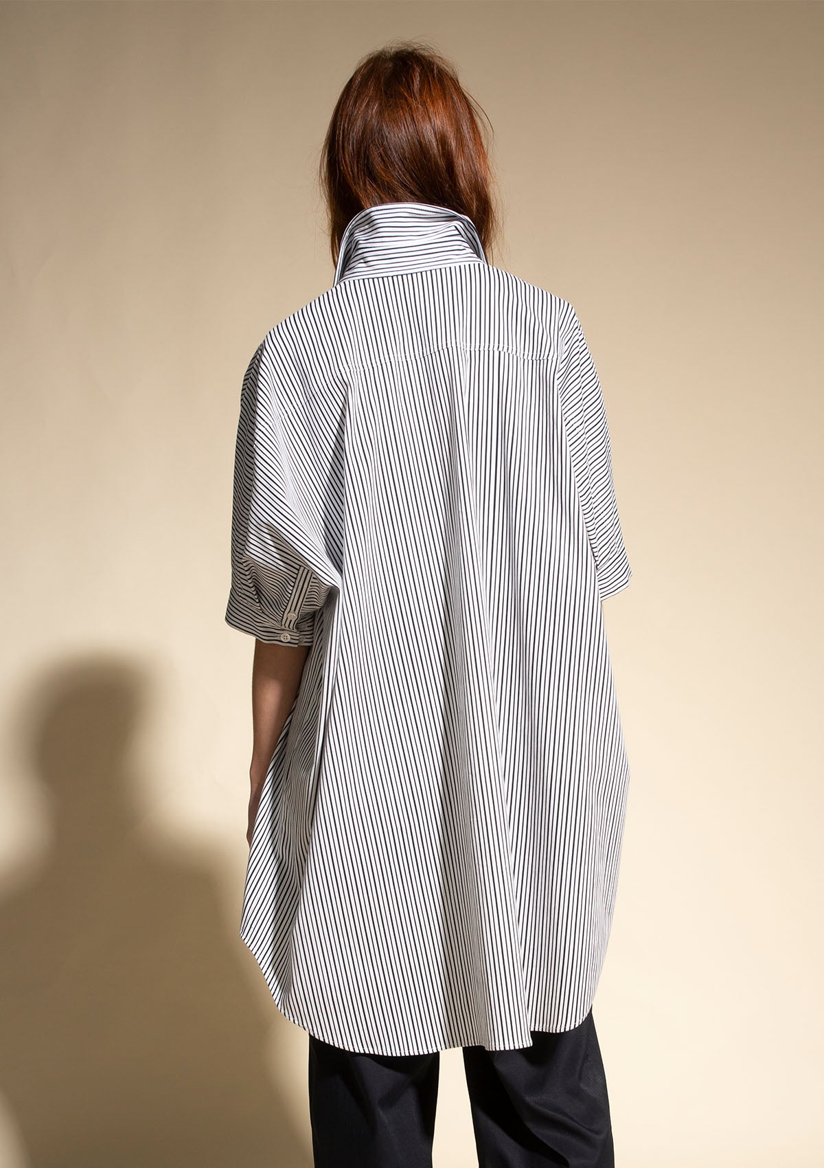 Mela Purdie Pencil Stripe Popilene Cabana Shirt