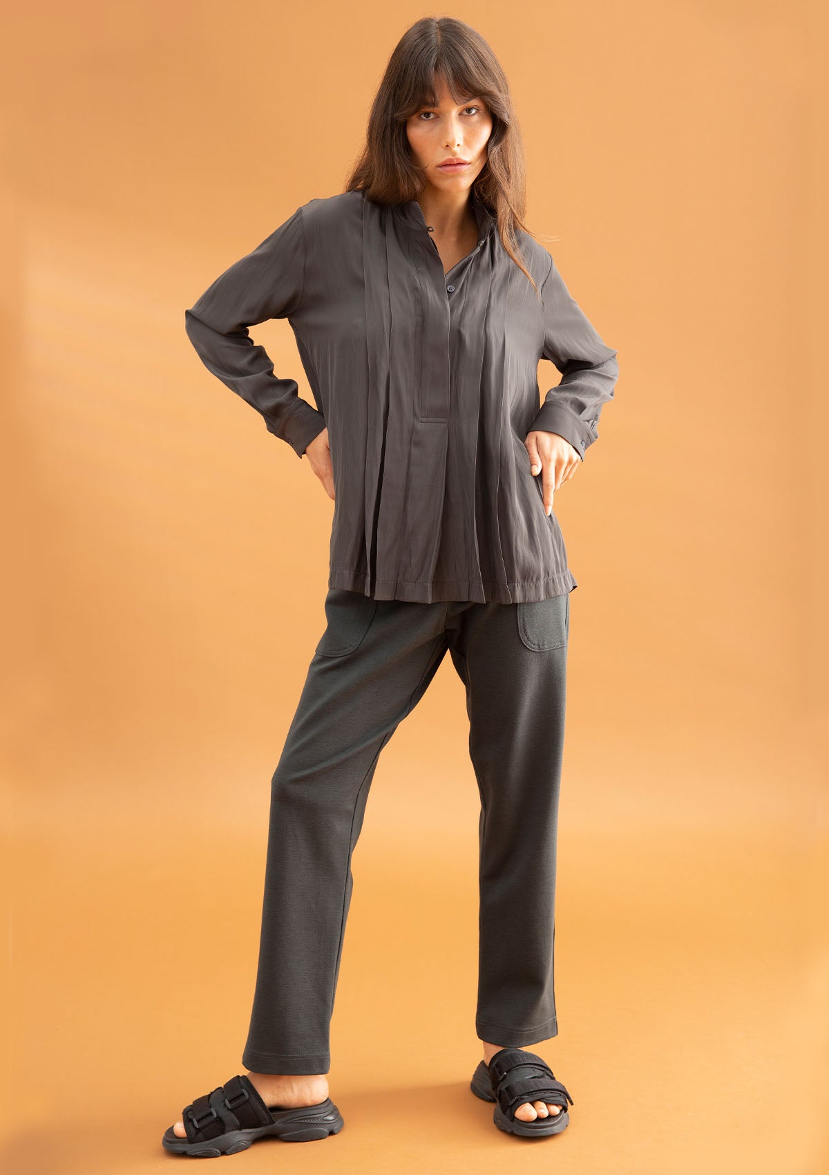 Mela Purdie Mache Piano Pleat Shirt