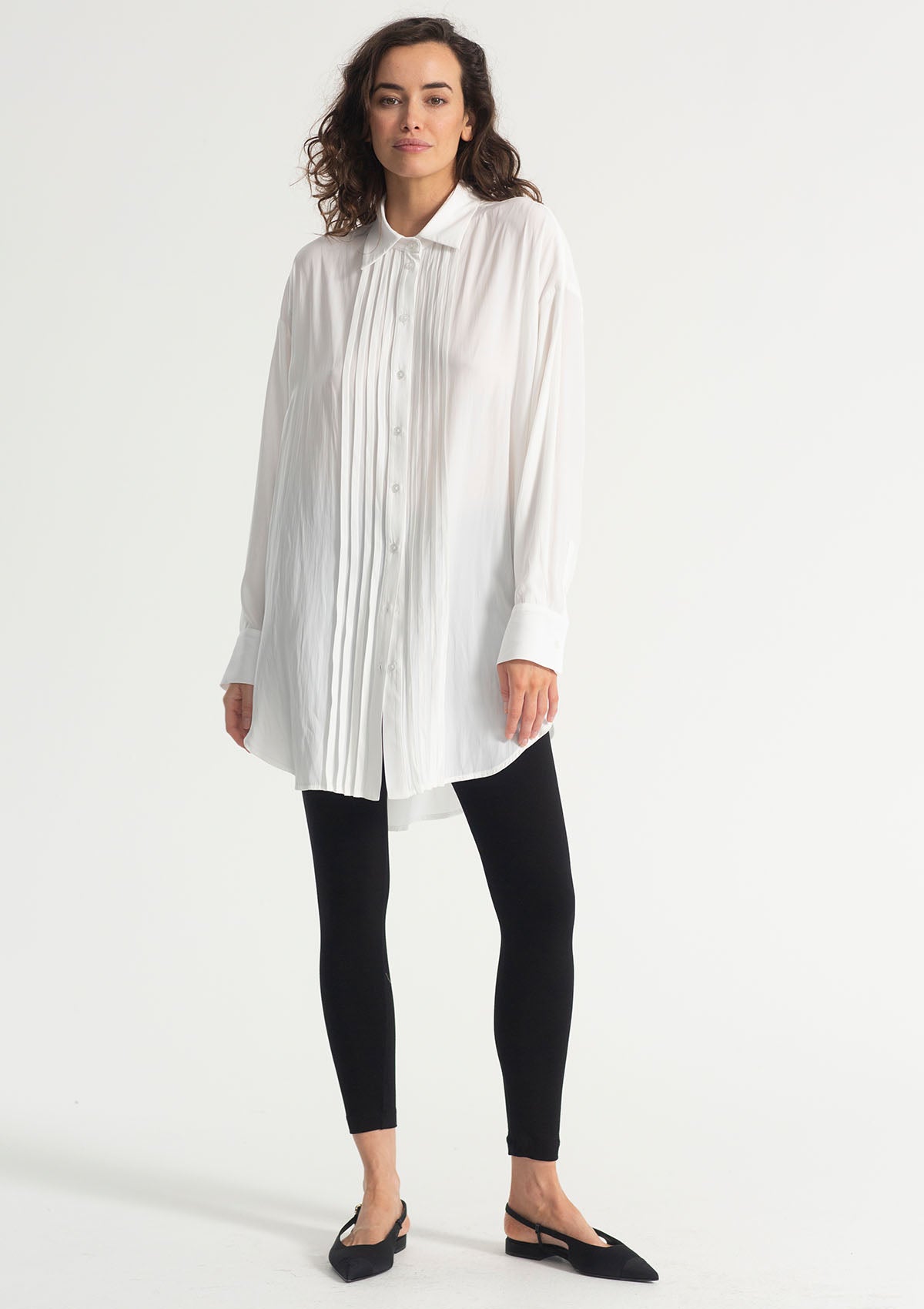 Mela Purdie Mache Pintuck Overshirt