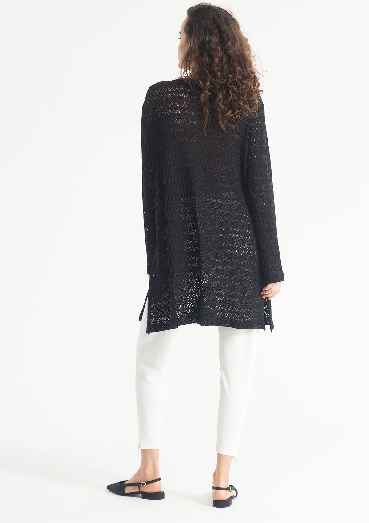 Mela Purdie Crochet Lace Maxi Sweater (AVAILABLE ONLY IN THE COLOUR HESSIAN)