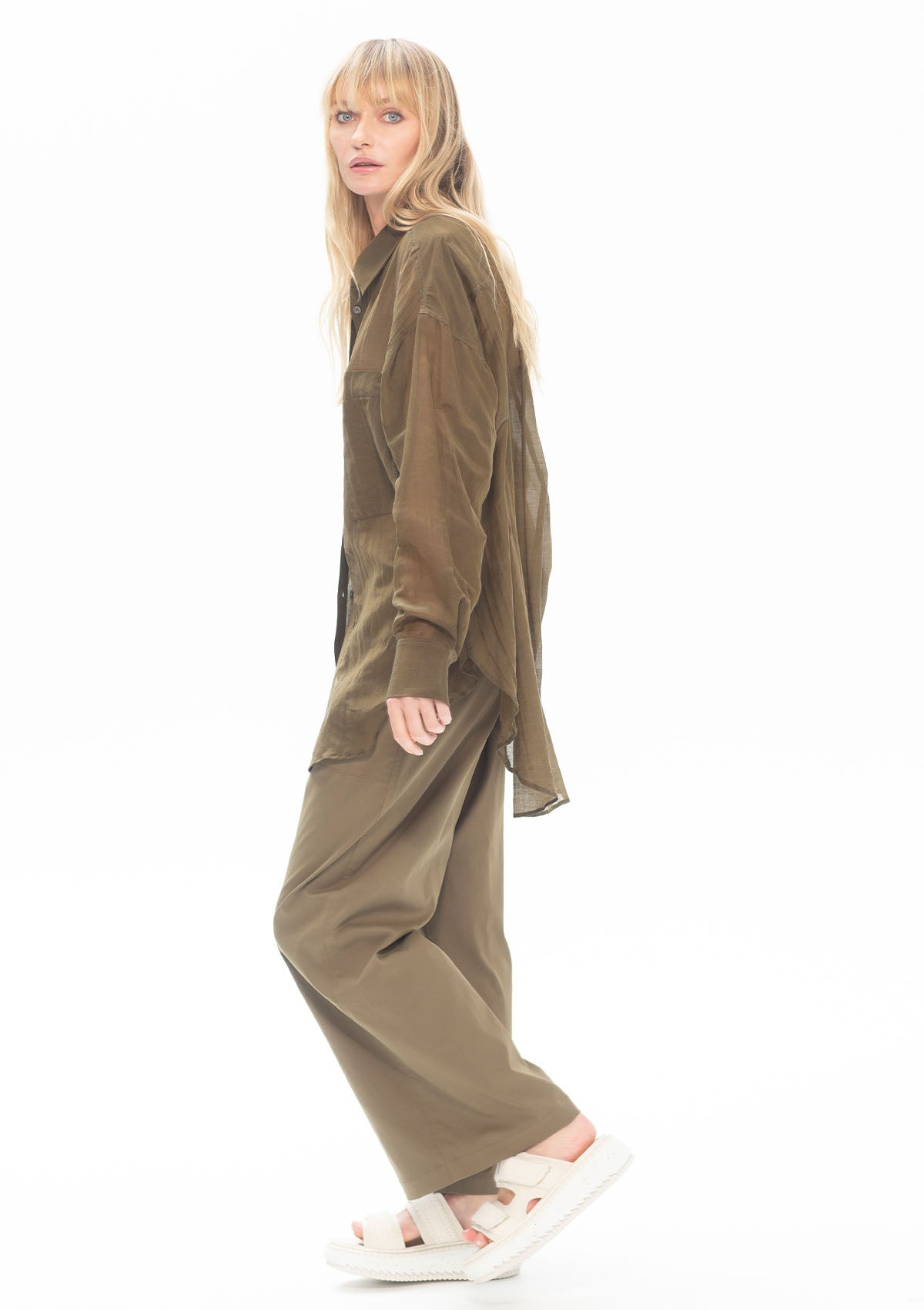 Mela Purdie Silk Cotton Voile Double Pocket Shirt