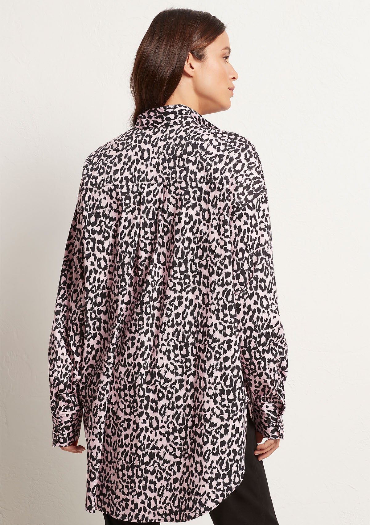 Mela Purdie Paw Print Popilene Relaxed Stand Shirt