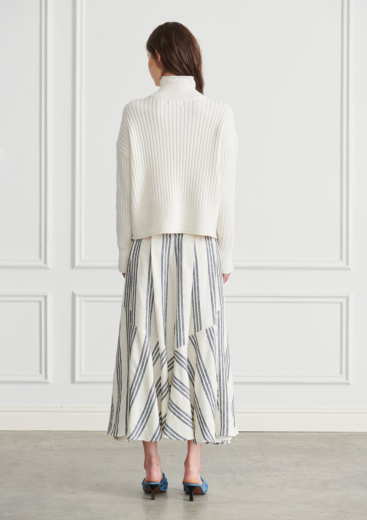 Apartment Clothing Bowie Pleated Maxi Skirt