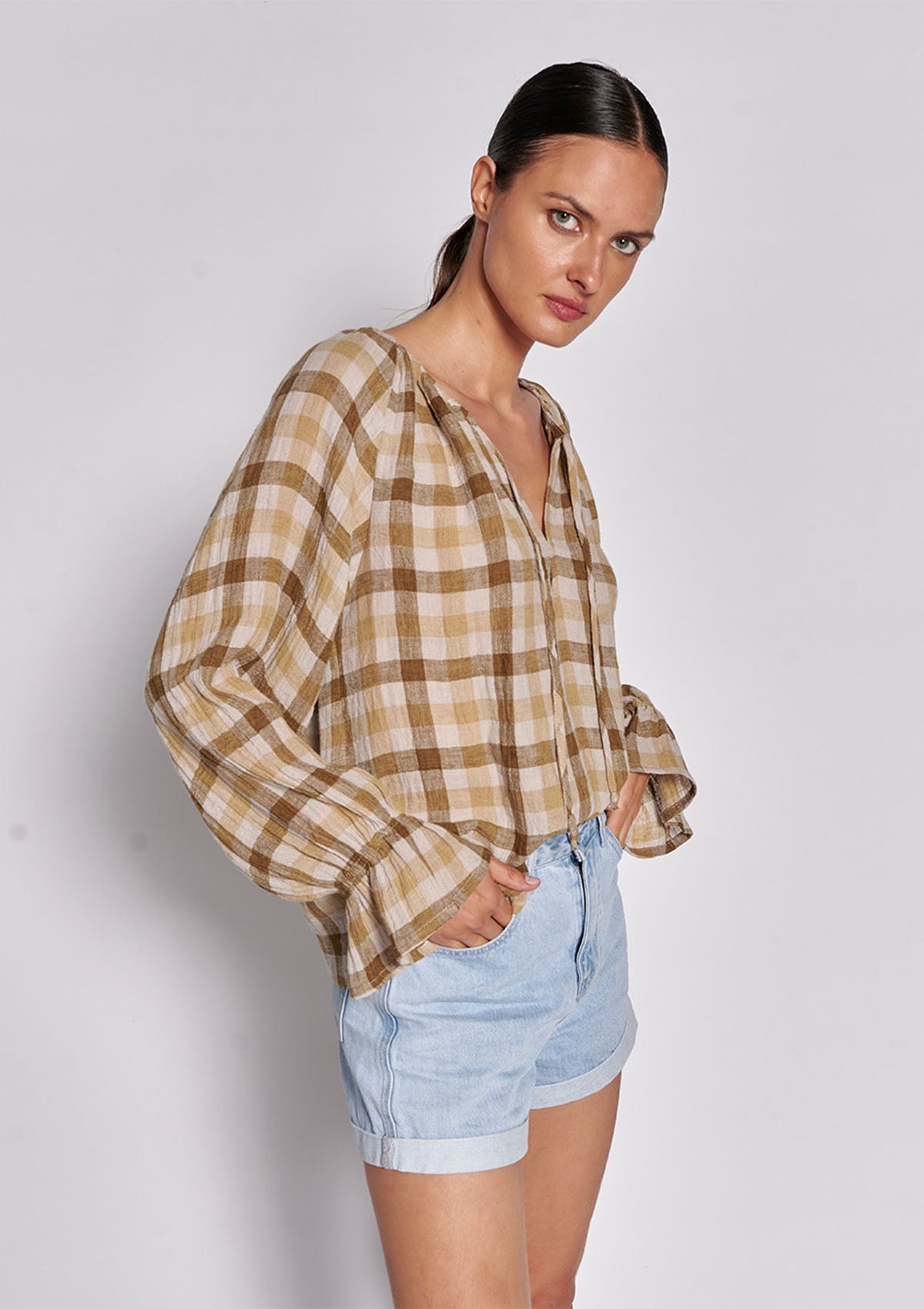 In The Sac Ayra Check Blouse