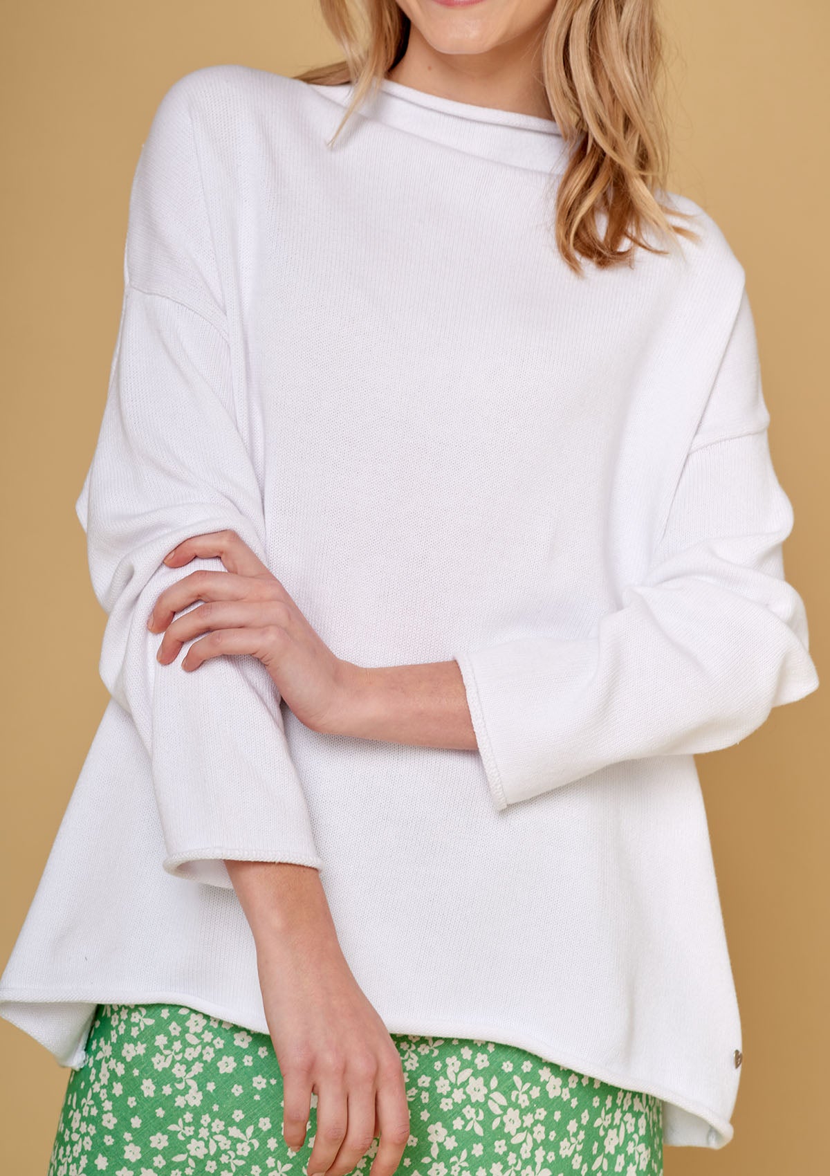 Alessandra Brianna Sweater - White