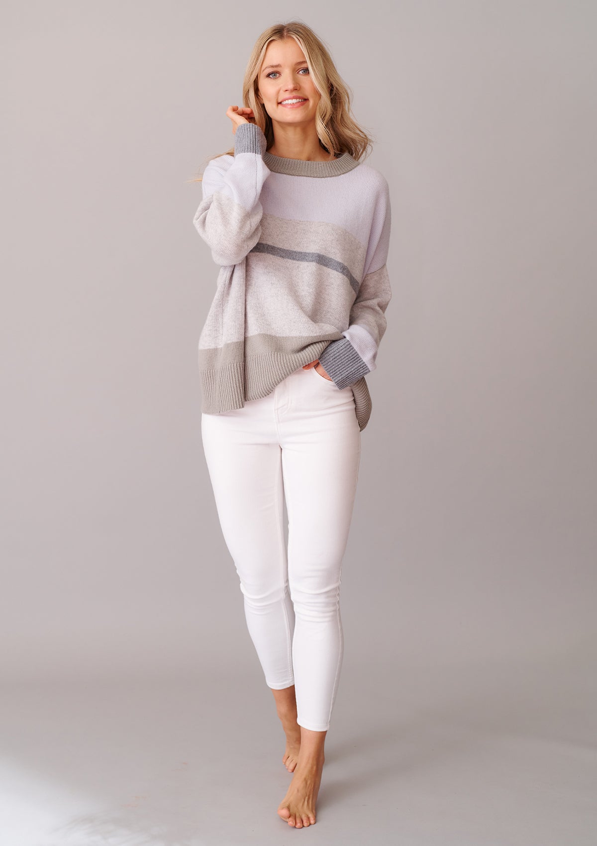 Alessandra Soleil Splice Sweater