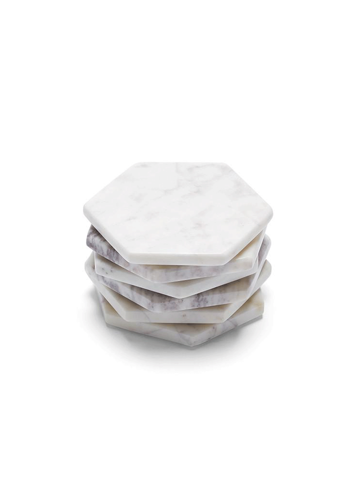 Marble Basics Hexagonal Coaster