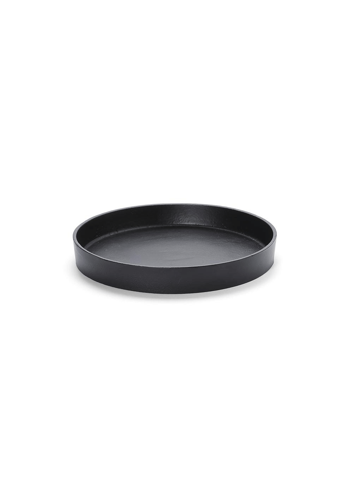 Marble Basics Black Round Nesting Tray