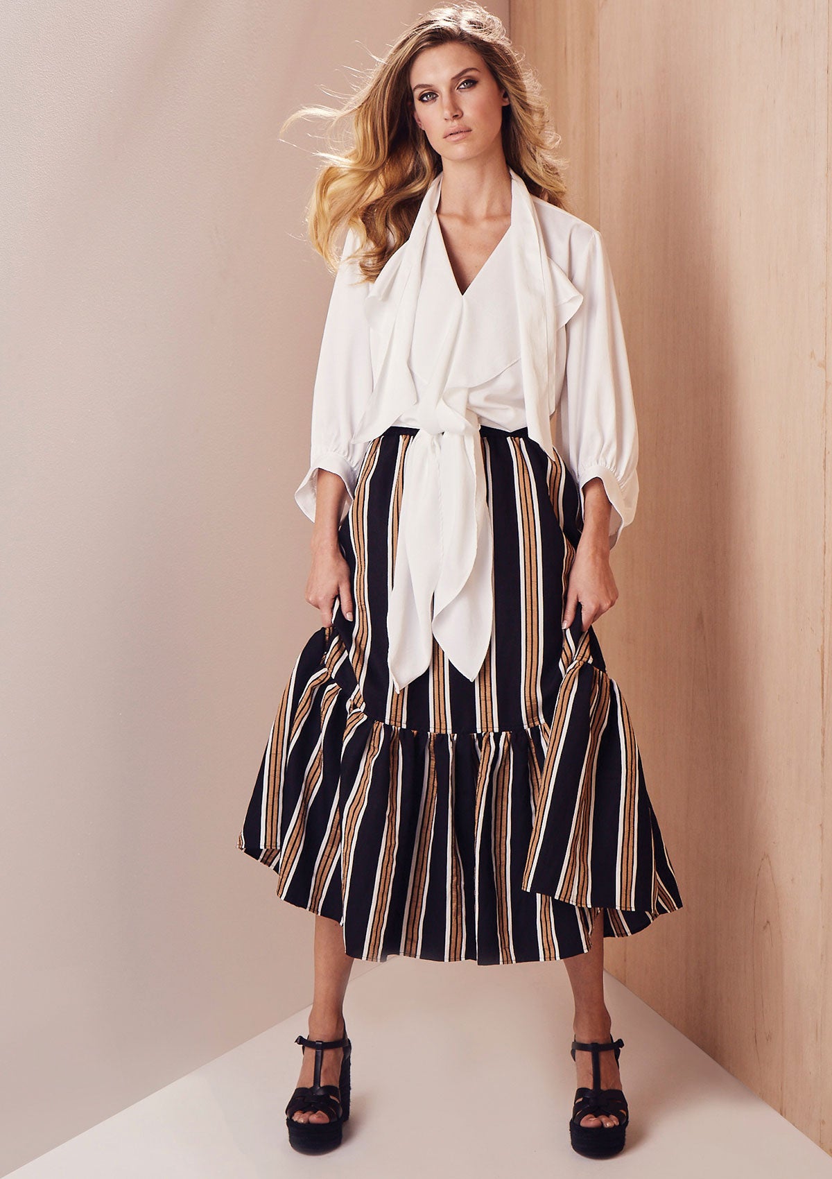 Mela Purdie Mumbai Stripe Mumbai Skirt