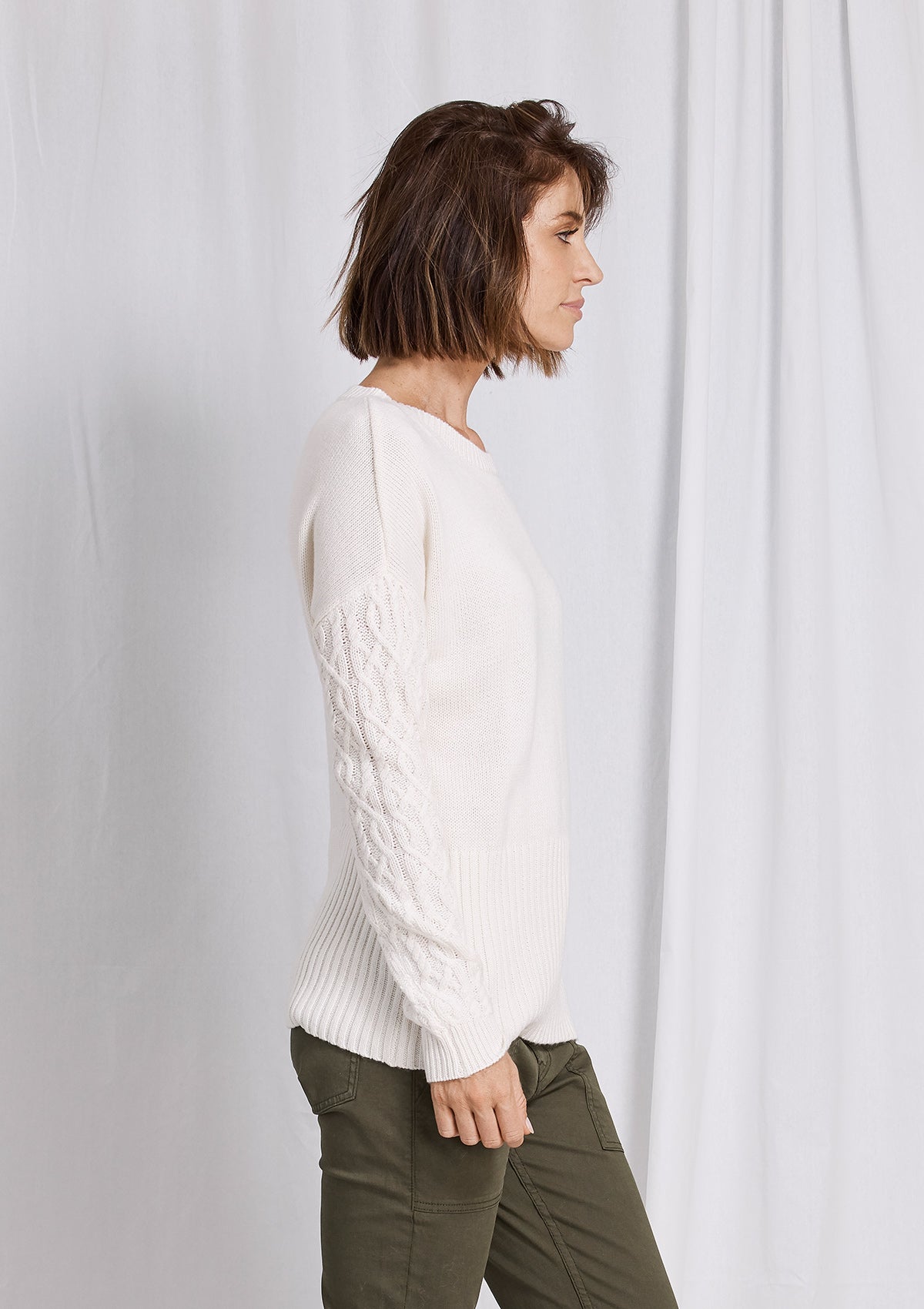 Charli Textured Sleeve Knit