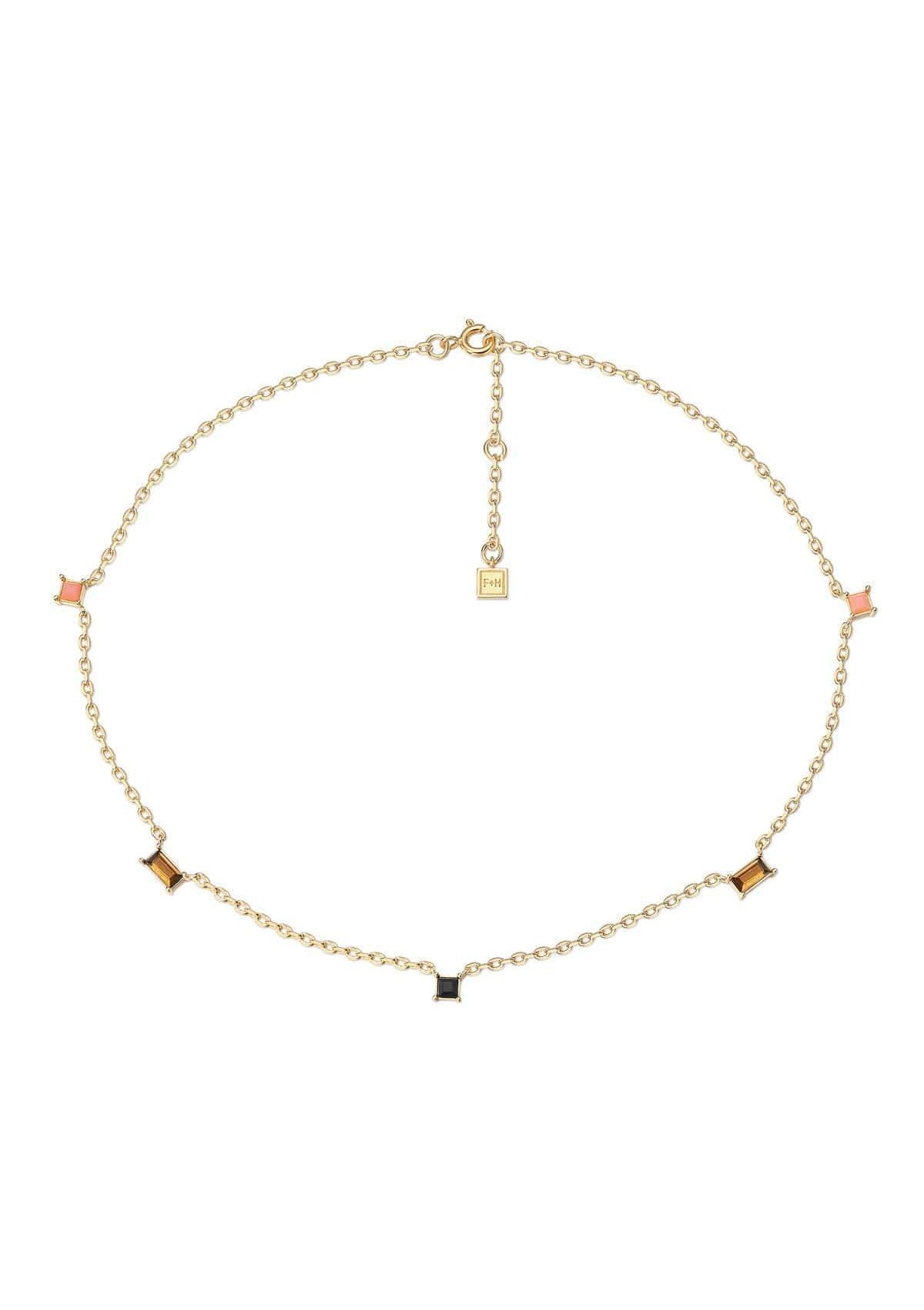 F+H Devo Gemstone Choker