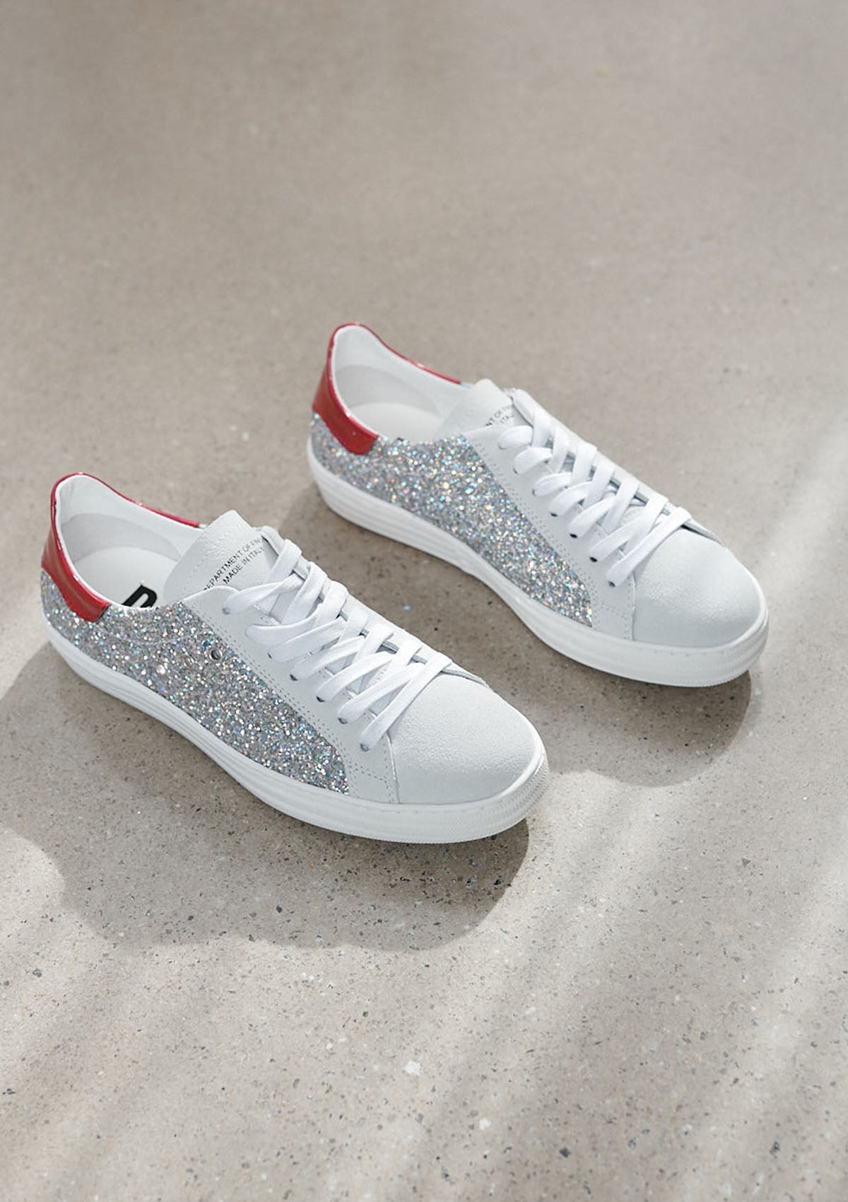 DOF Iridescent Glitter Indiana Sneaker