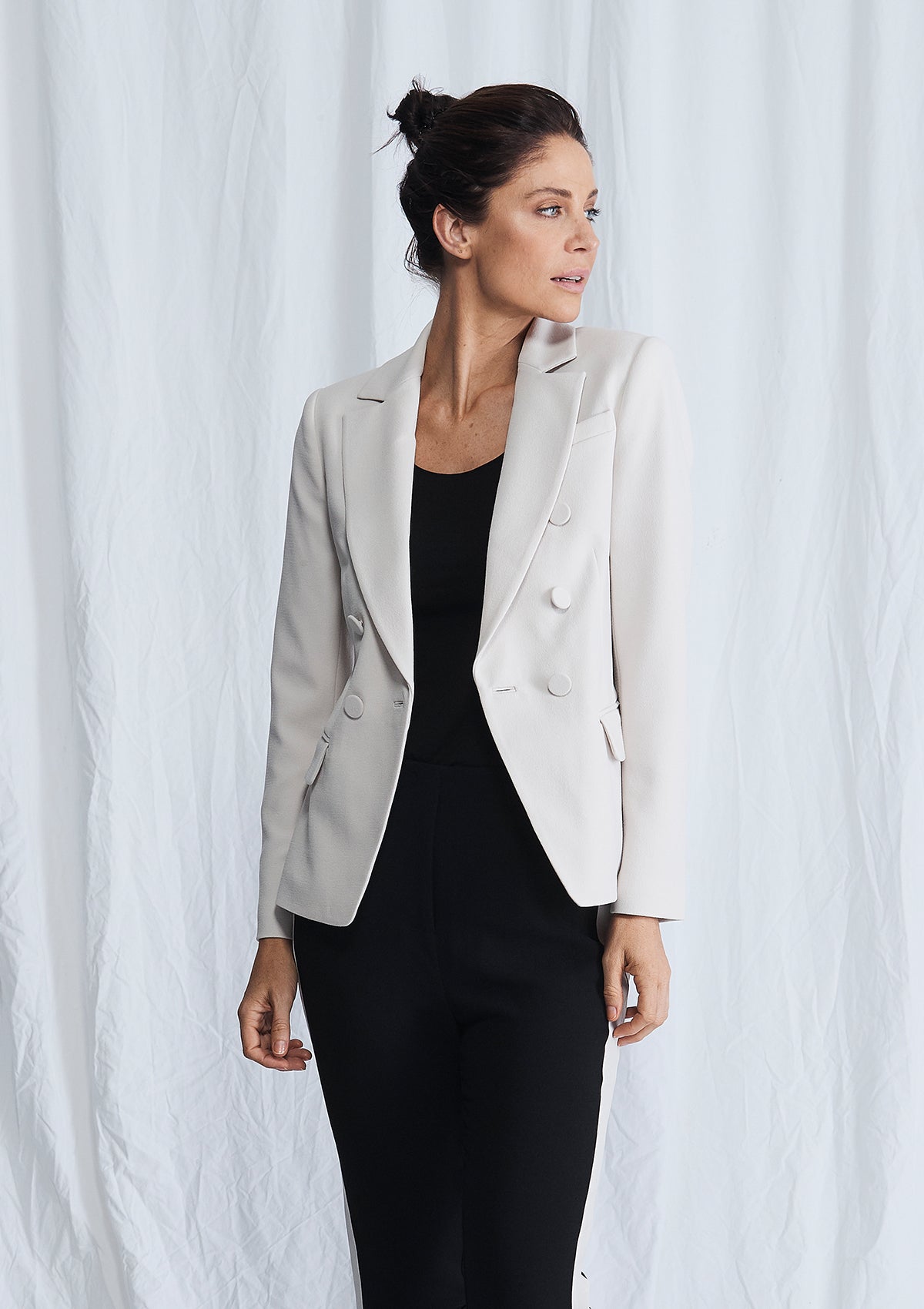 Luxe Deluxe Borderline Structured Blazer