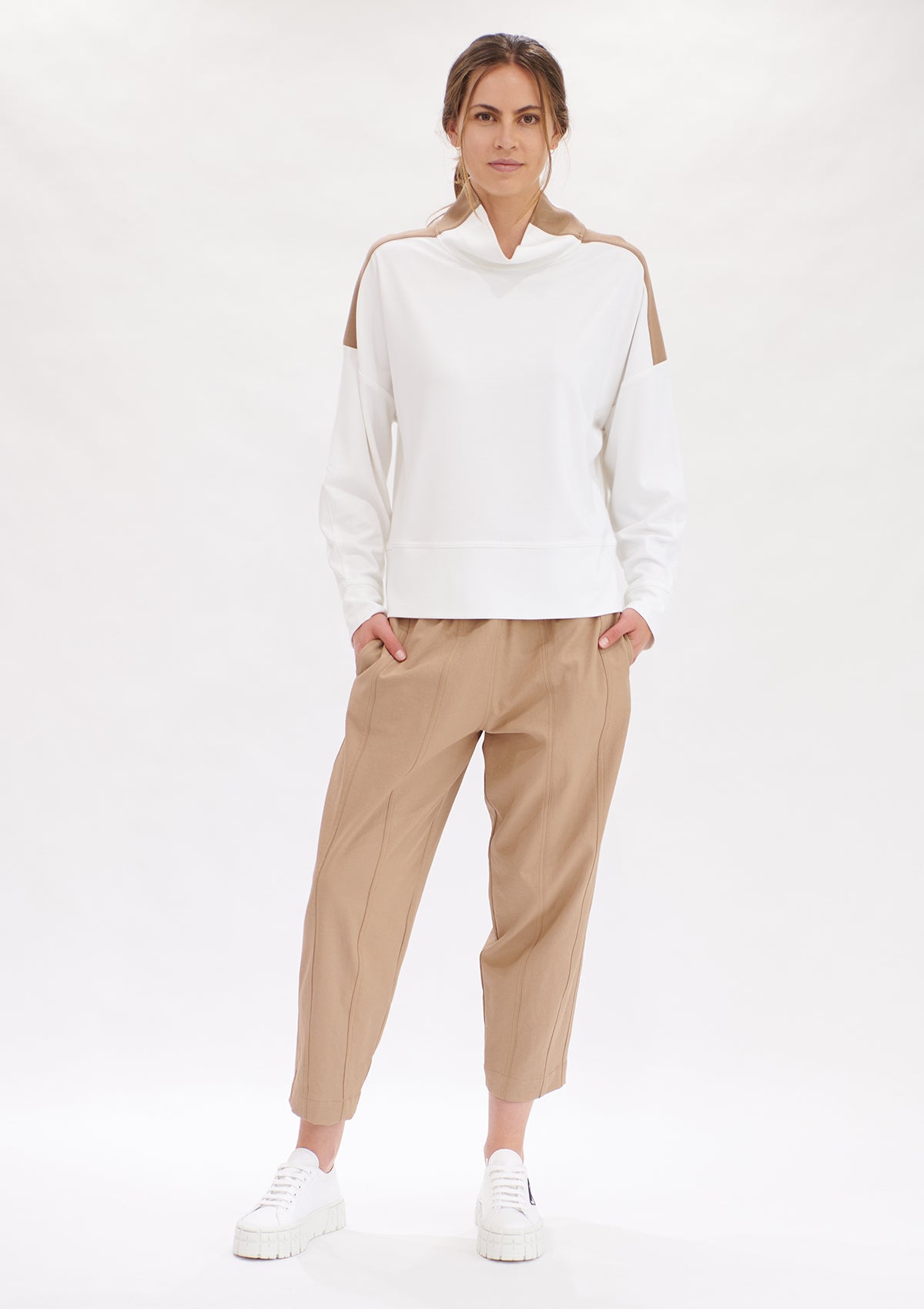 Mela Purdie Polished Canvas Stride Pant