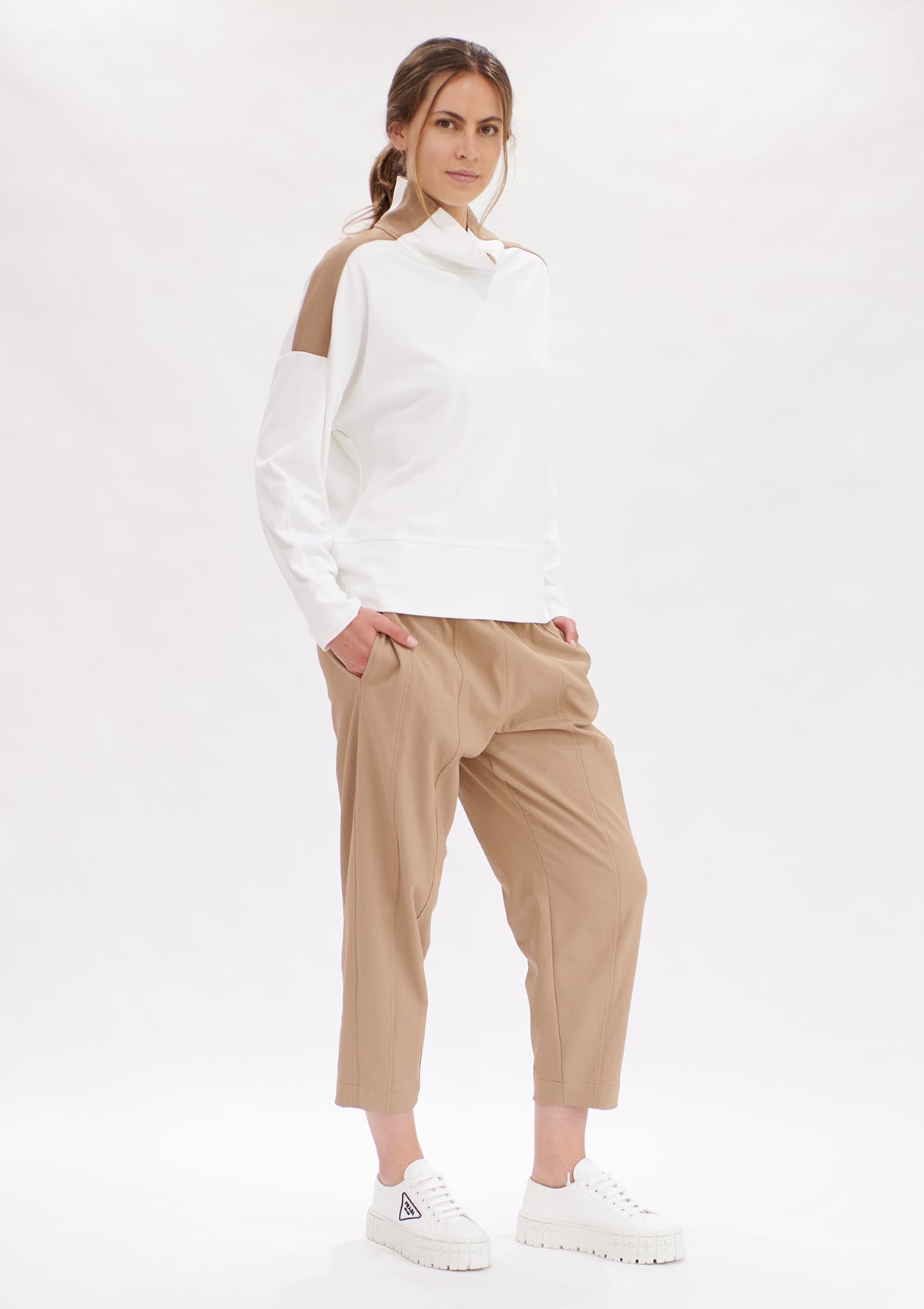 Mela Purdie Polished Canvas Stride Pant